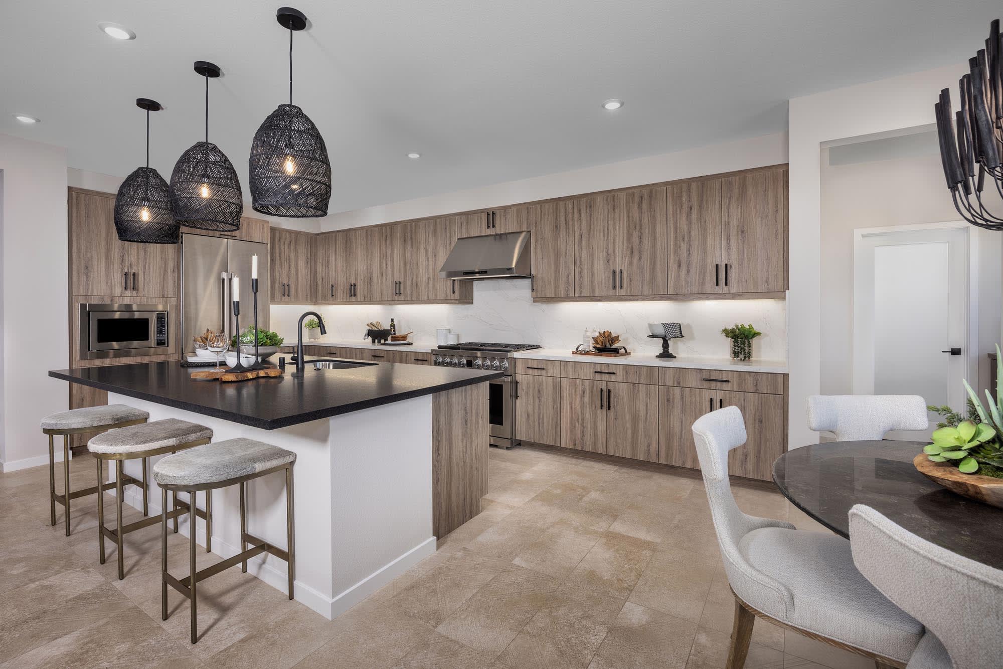 Kitchen | Plan Three | Wildstar at Narra Hills in North Fontana, CA by Landsea Homes