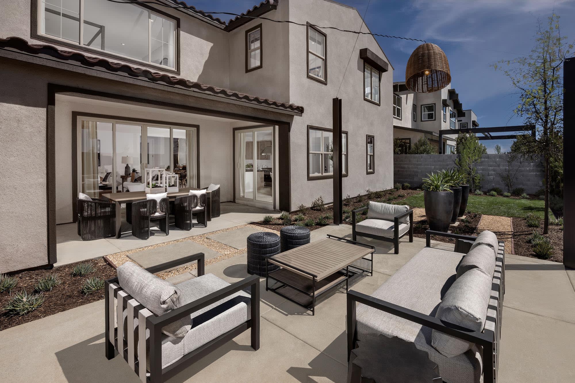 Patio | Plan Three | Wildstar at Narra Hills in North Fontana, CA by Landsea Homes