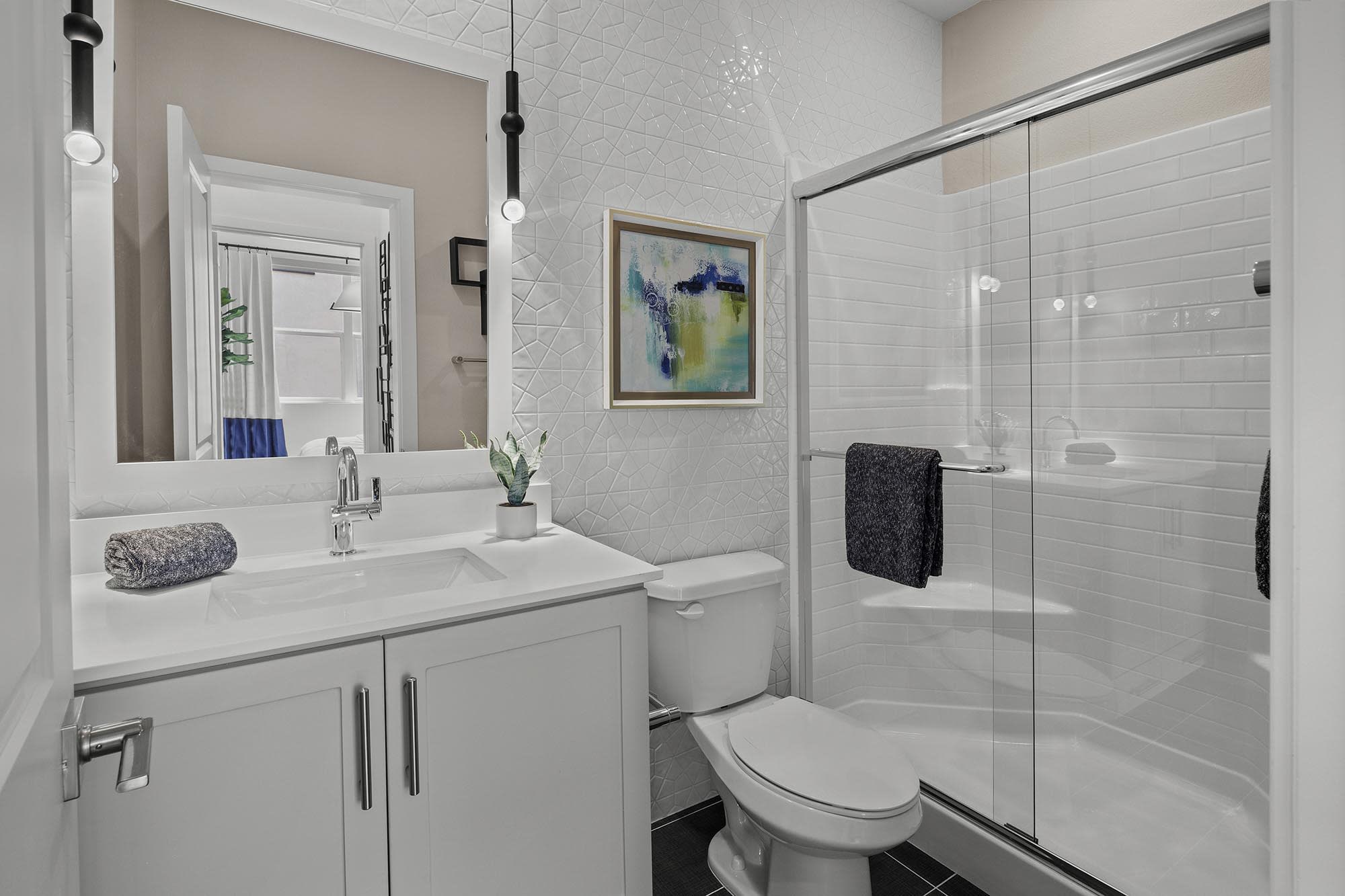 Bathroom Three | Plan Two | Strata | Narra Hills | New Single-Family Homes in North Fontana, CA | Landsea Homes