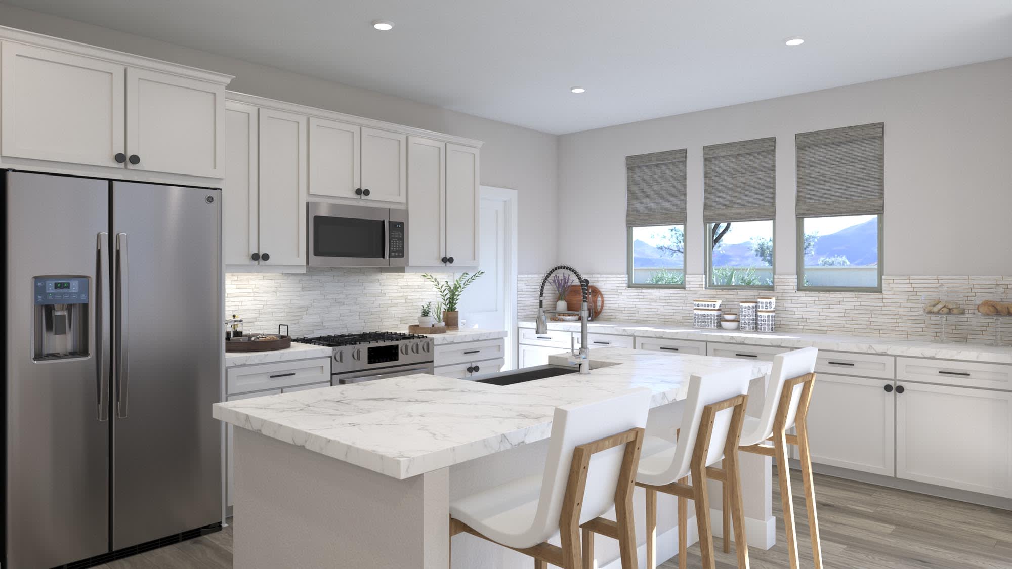 Kitchen | Millennial | Solvida at Estrella | New Homes in Goodyear, AZ | Landsea Homes