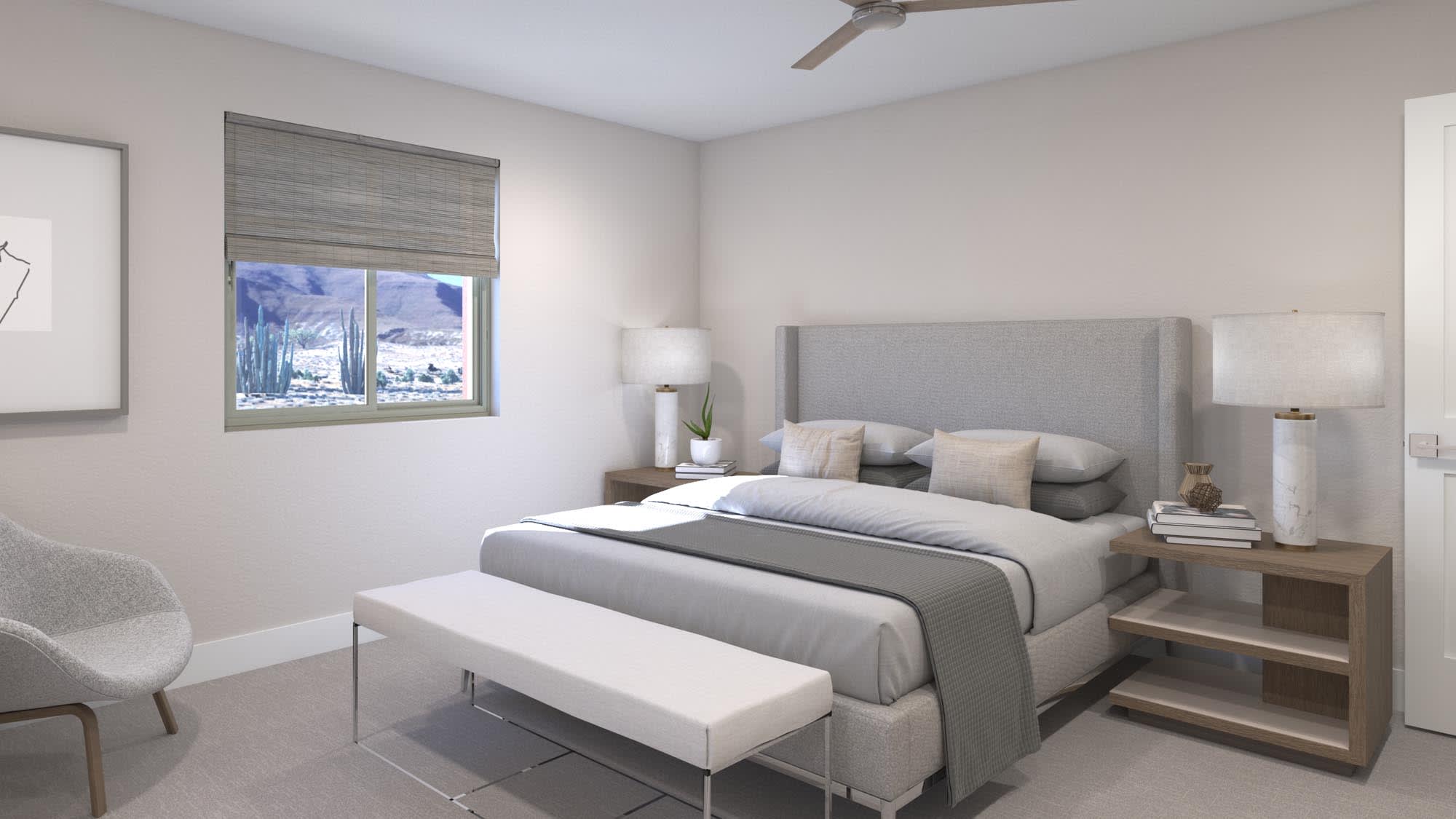 Primary Bedroom | Millennial | Solvida at Estrella | New Homes in Goodyear, AZ | Landsea Homes