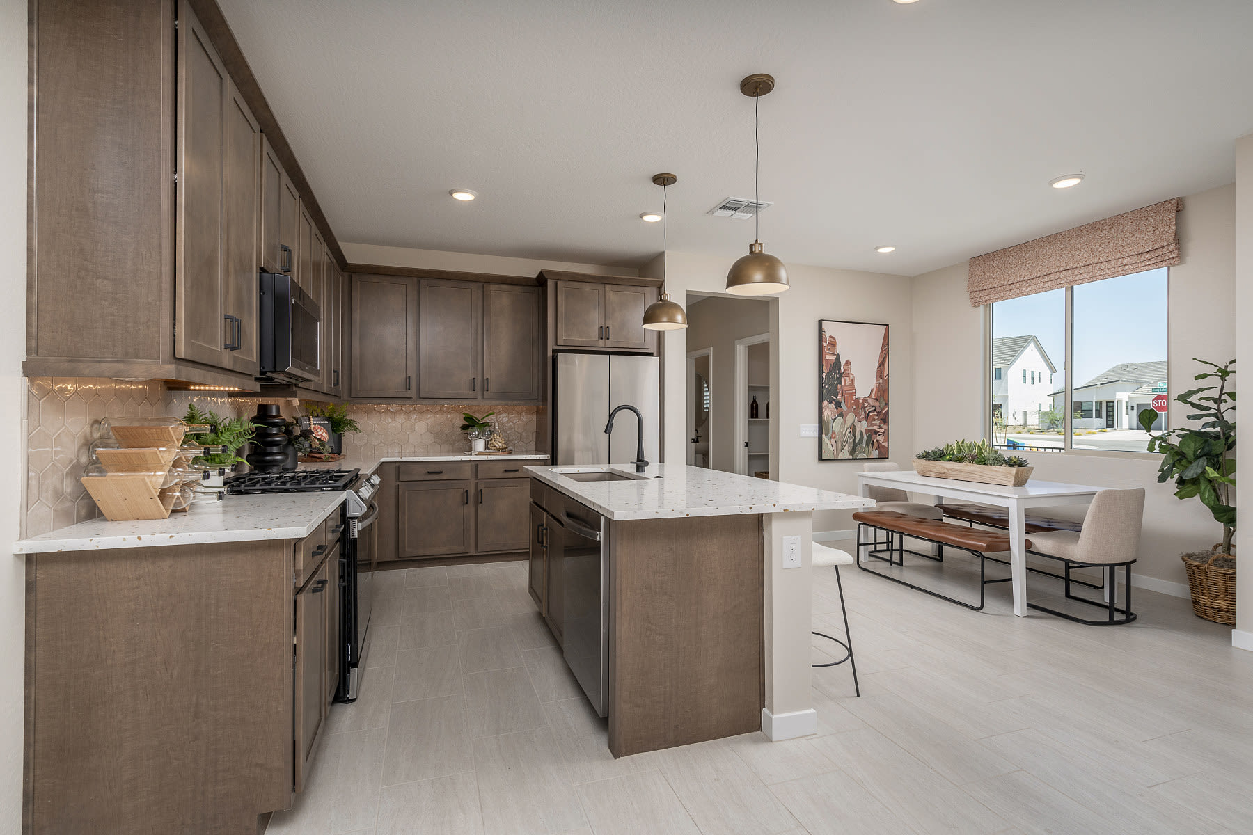 Kitchen | Sterling | Solvida in Estrella at Goodyear, Arizona by Landsea Homes