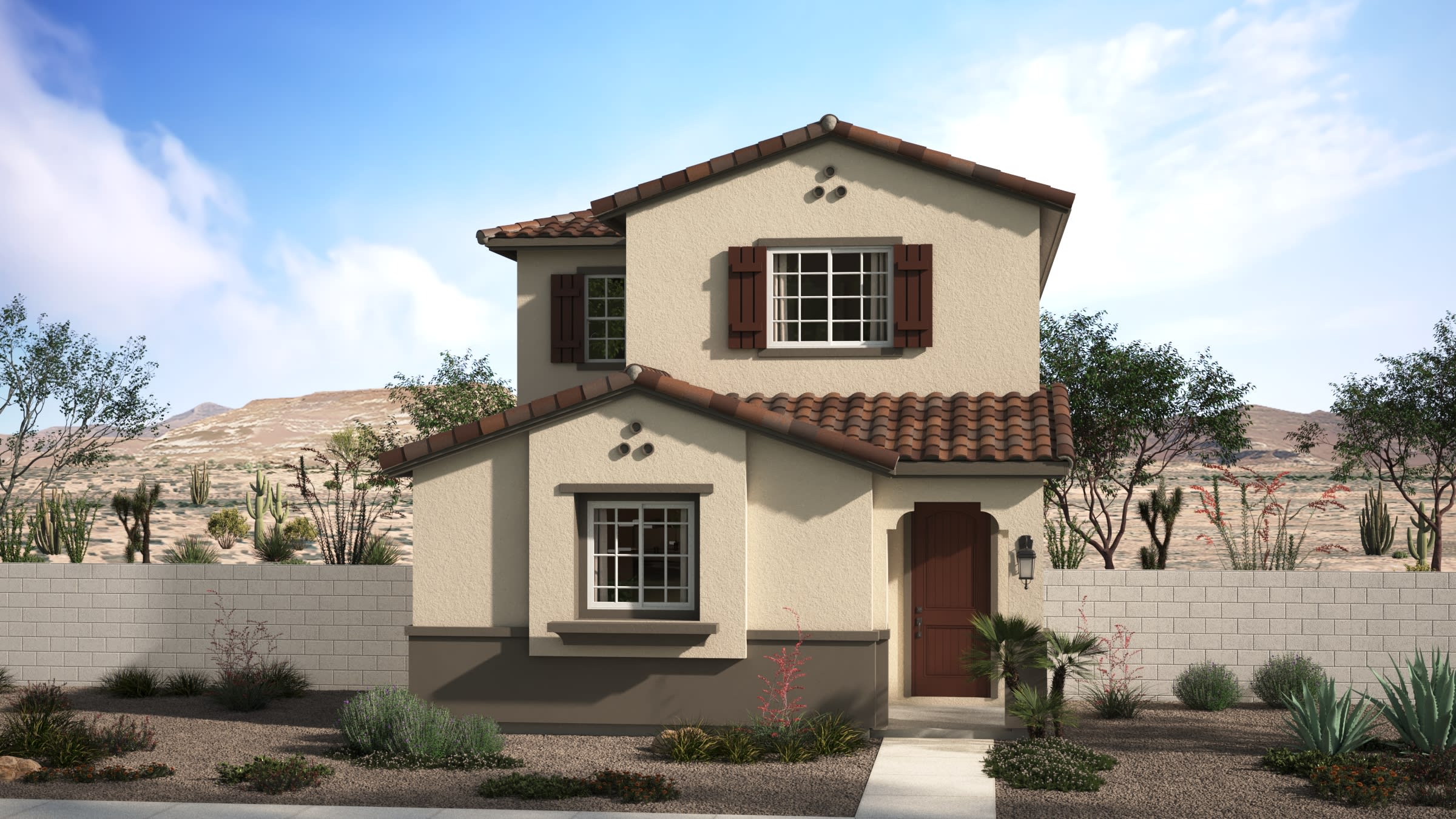 Spanish Elevation | Quattro | Solvida at Estrella | New Homes in Goodyear, AZ | Landsea Homes