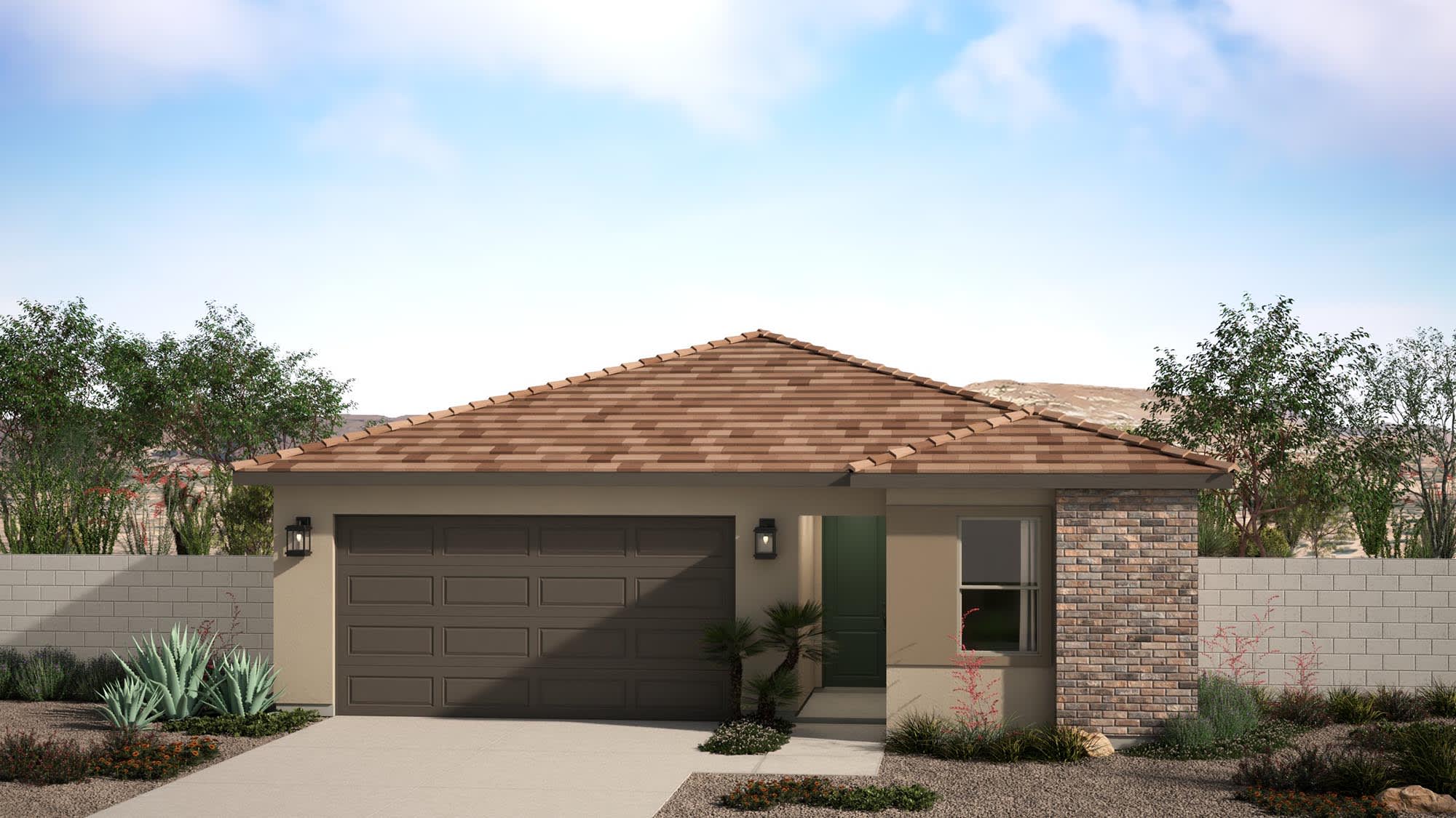 Desert Prairie Elevation | Perrine | Valencia at Citrus Park | New Homes in Goodyear, AZ | Landsea Homes