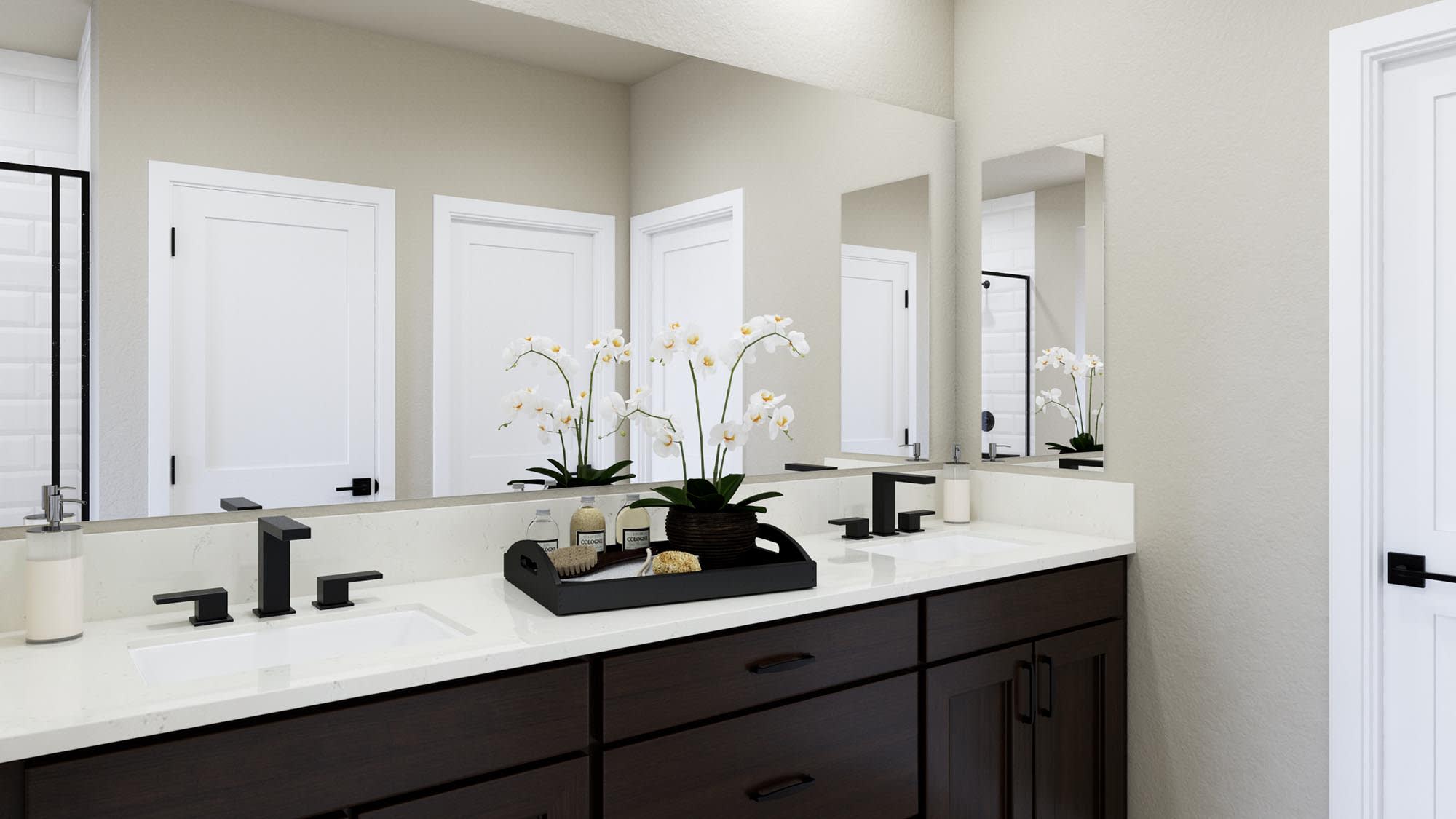 Primary Bath | Avalon | Valencia at Citrus Park | New Homes in Goodyear, AZ | Landsea Homes