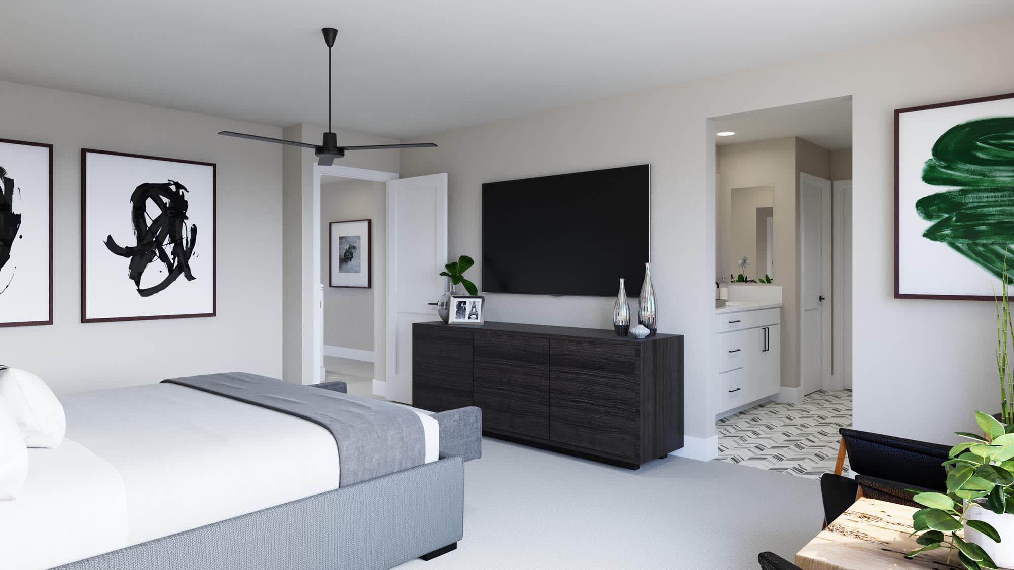 Primary Bedroom | Sorrento | Valencia at Citrus Park | New Homes in Goodyear, AZ | Landsea Homes