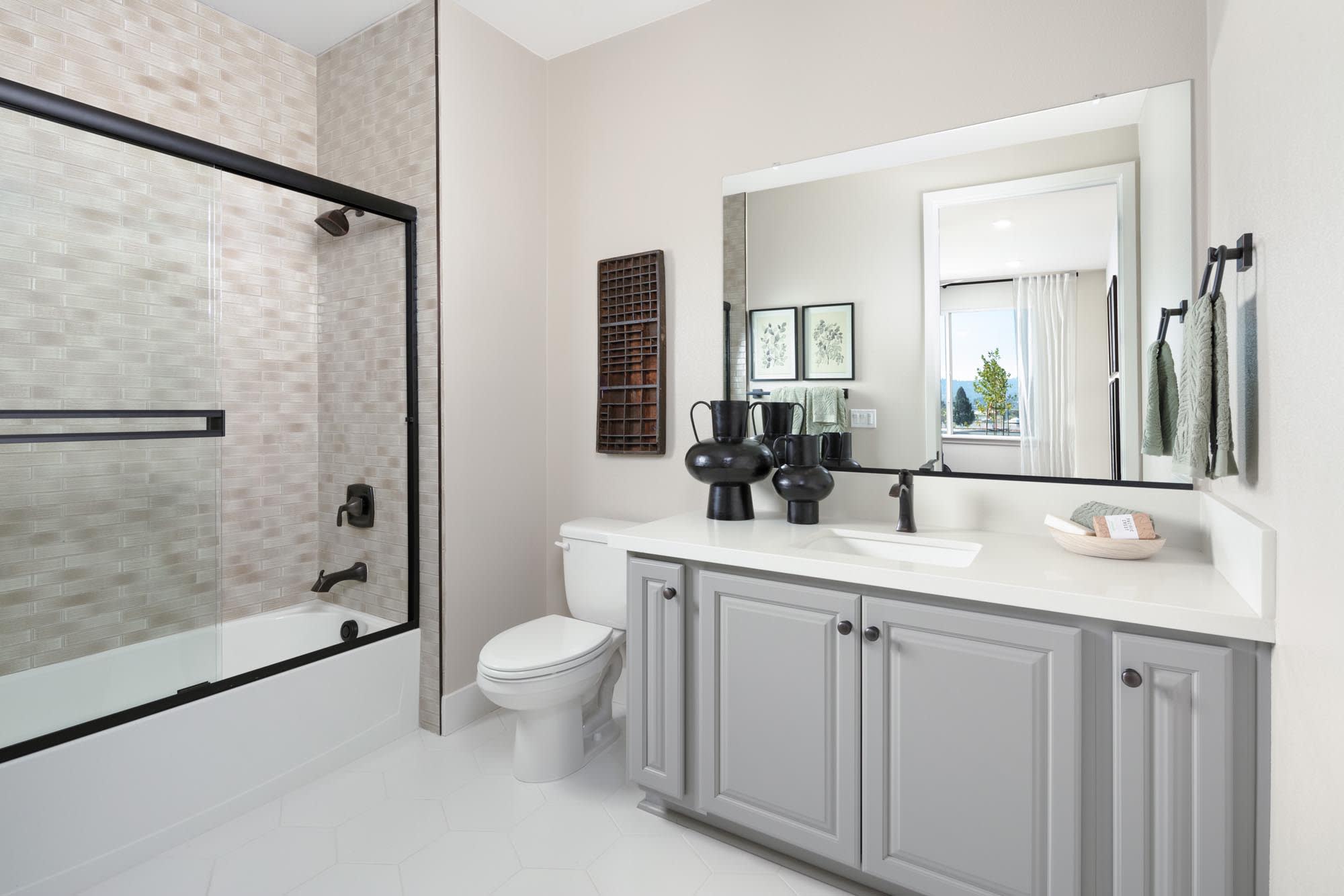 Bathroom Three - Plan One - Waterside at Alameda Marina - Townhomes in Alameda, CA - Landsea Homes