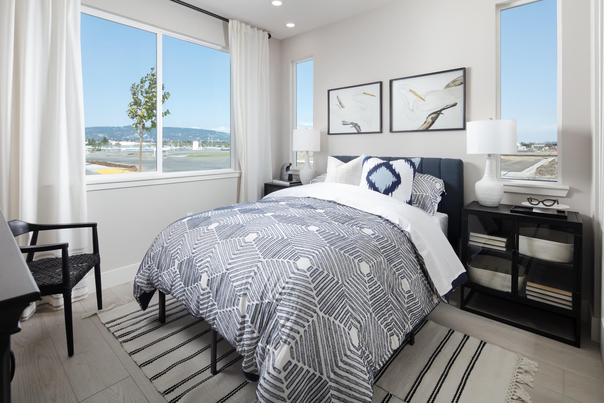 Bedroom Four - Plan Three - Waterside at Alameda Marina - Townhomes in Alameda, CA - Landsea Homes