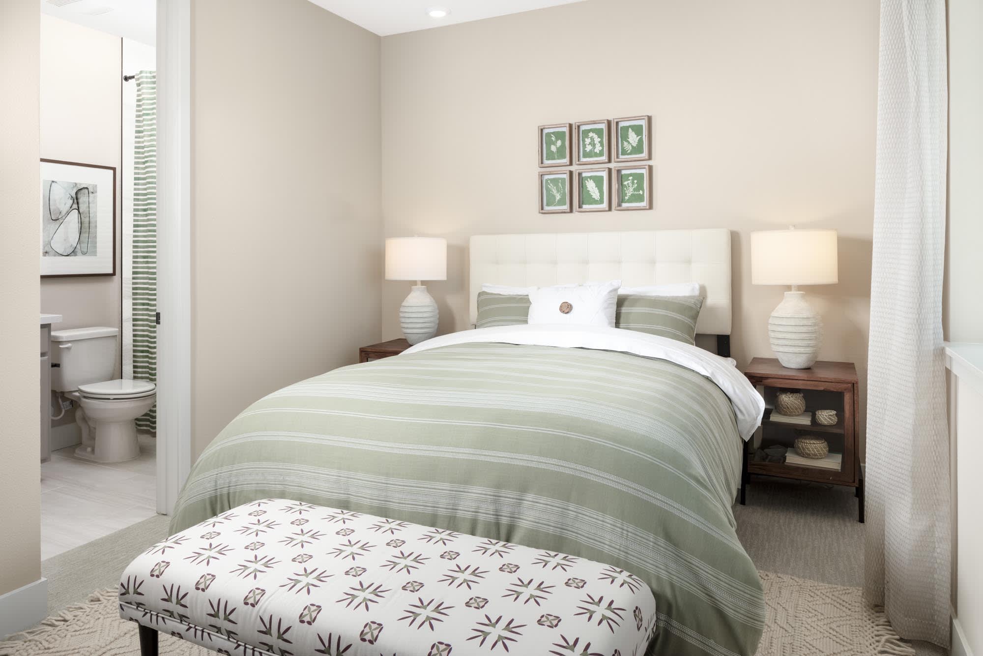 Bedroom Two - Plan One - Waterside at Alameda Marina - Townhomes in Alameda, CA - Landsea Homes