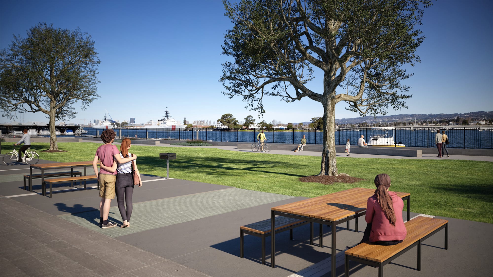 Park | Alameda Marina | New Townhomes in Alameda, CA | Landsea Homes