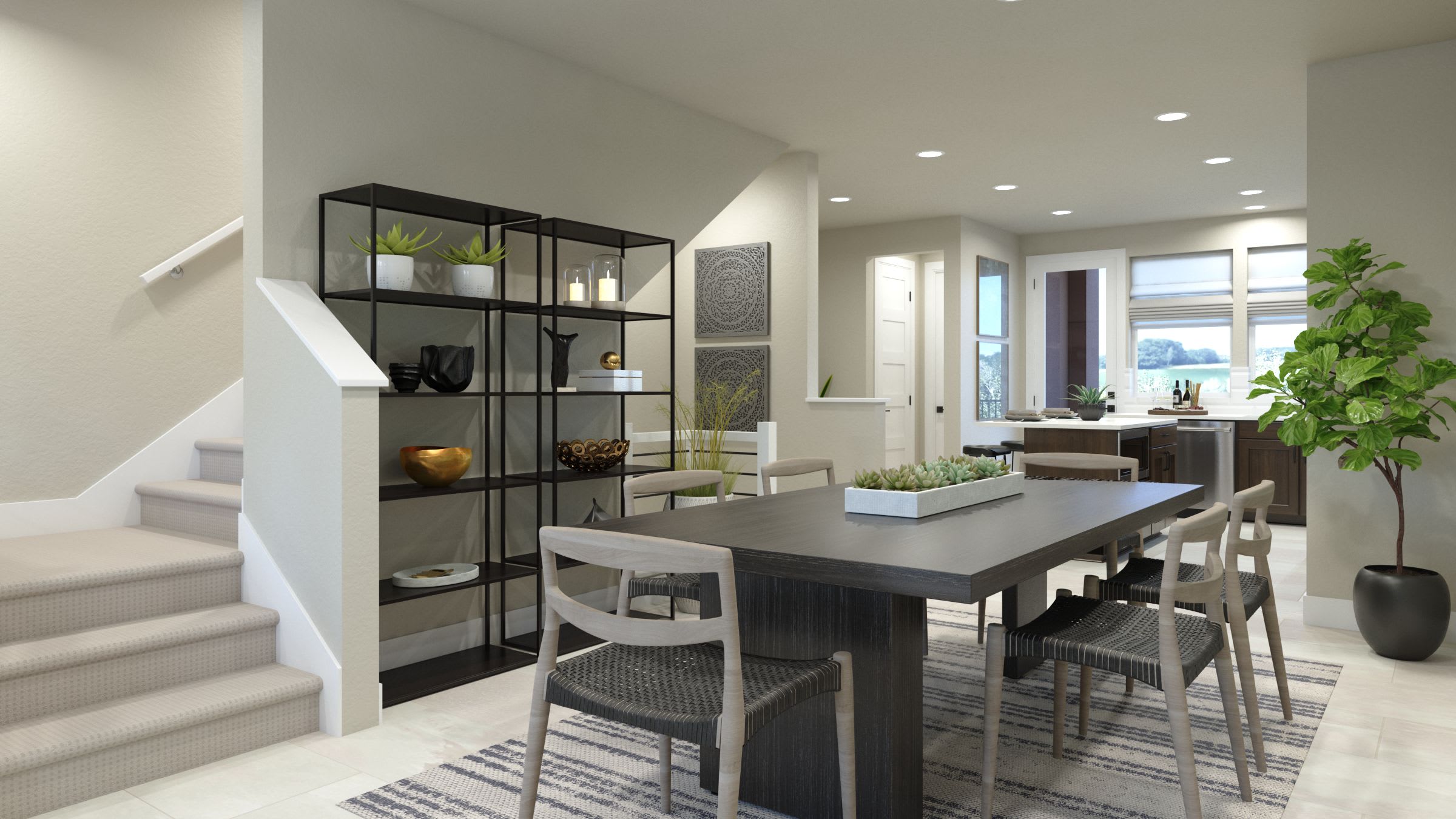 Dining Room | Plan 4 | Island View at Alameda Marina | New Homes in Alameda, CA | Landsea Homes