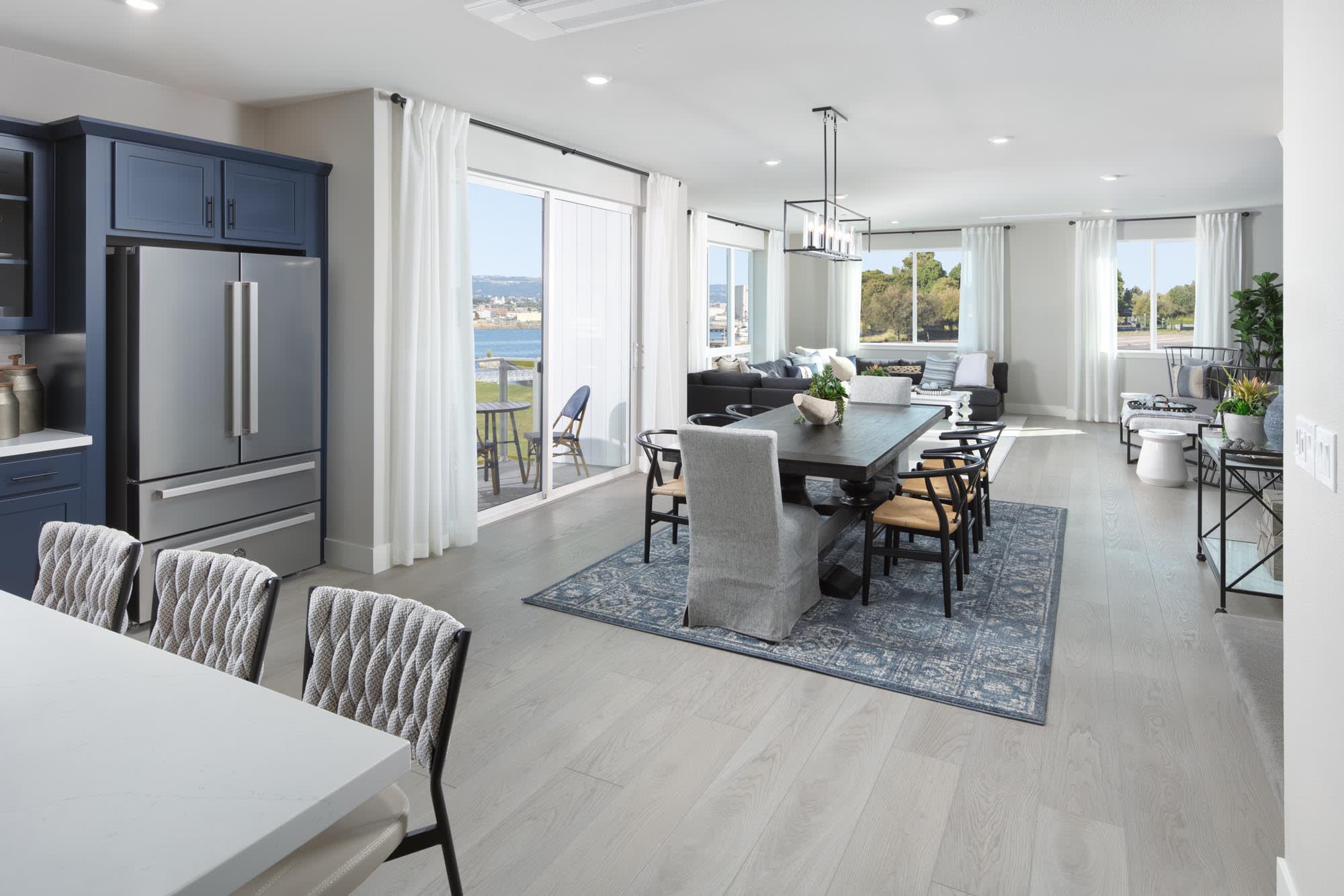 Dining Room - Plan Three - Waterside at Alameda Marina - Townhomes in Alameda, CA - Landsea Homes