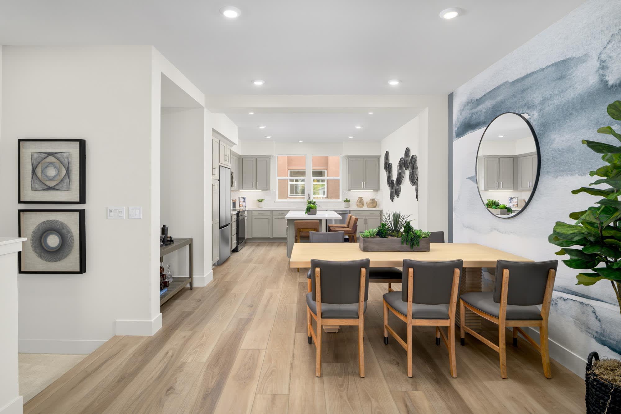 Dining to Kitchen | Plan 1 | Island View at Alameda Marina | New Homes in Alameda, CA | Landsea Homes