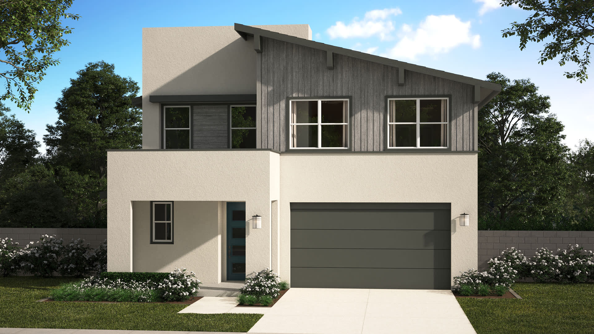 Elevation A | Plan One | Strata | Narra Hills | New Homes in North Fontana, CA | Landsea Homes