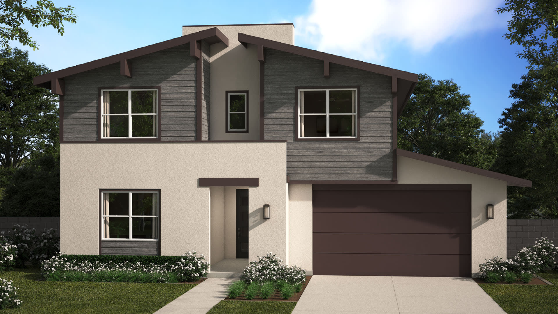 Elevation A | Plan One | Wildstar | Narra Hills | New Homes in North Fontana, CA | Landsea Homes