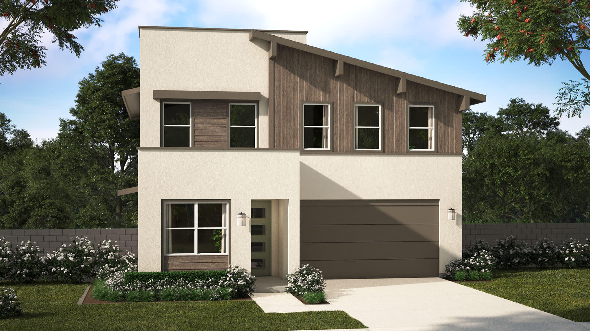 Elevation A | Plan Two | Strata | Narra Hills | New Homes in North Fontana, CA | Landsea Homes
