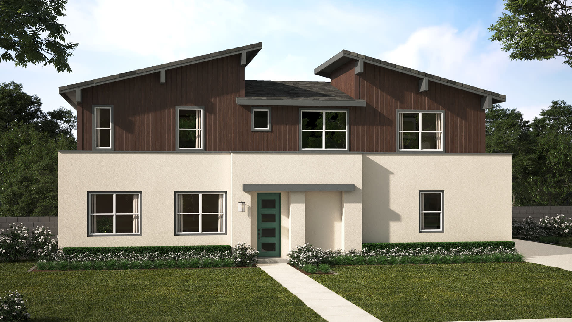 Elevation A | Plan Three | Strata | Narra Hills | New Homes in North Fontana, CA | Landsea Homes