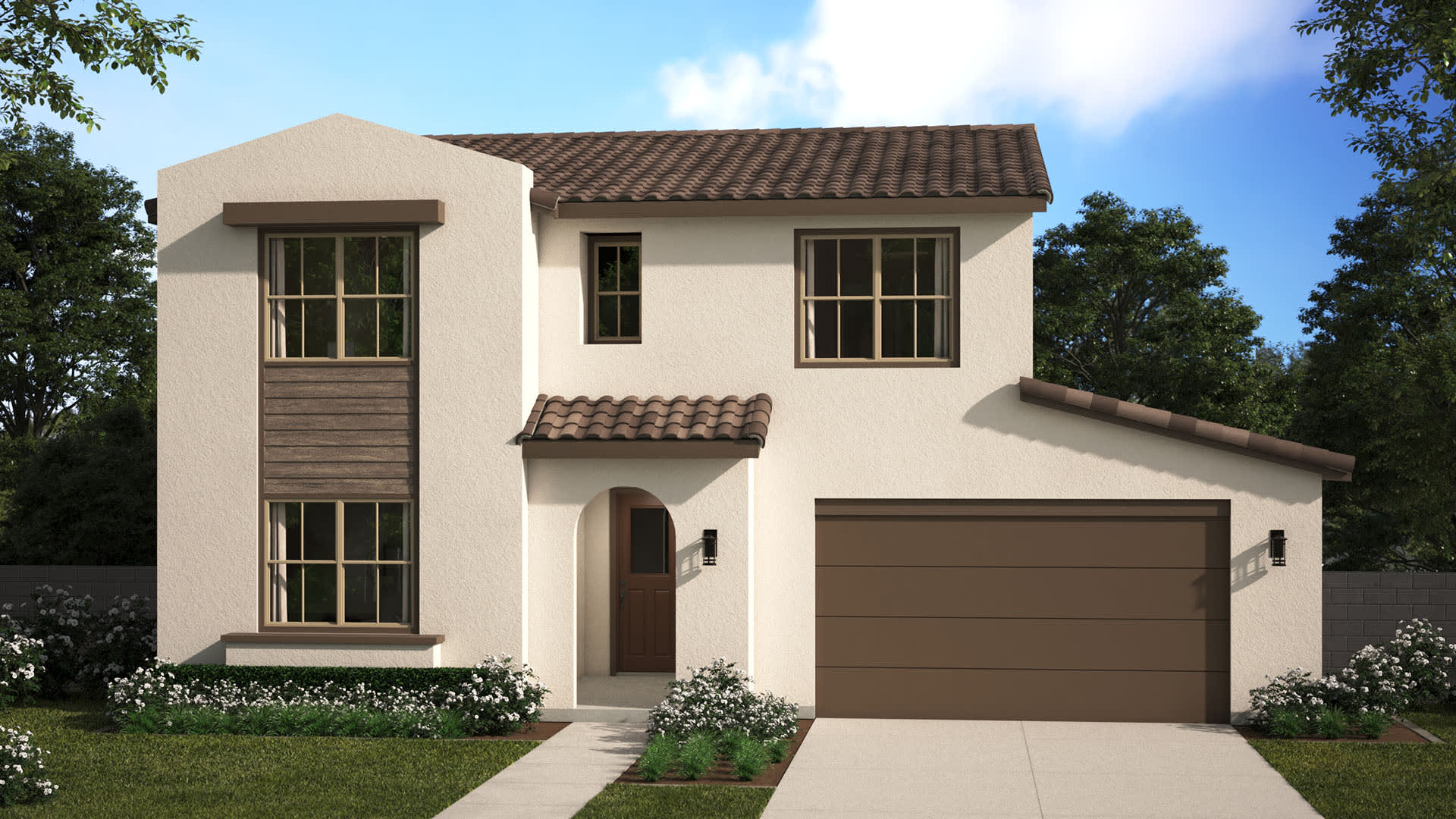 Elevation B | Plan One | Wildstar | Narra Hills | New Homes in North Fontana, CA | Landsea Homes