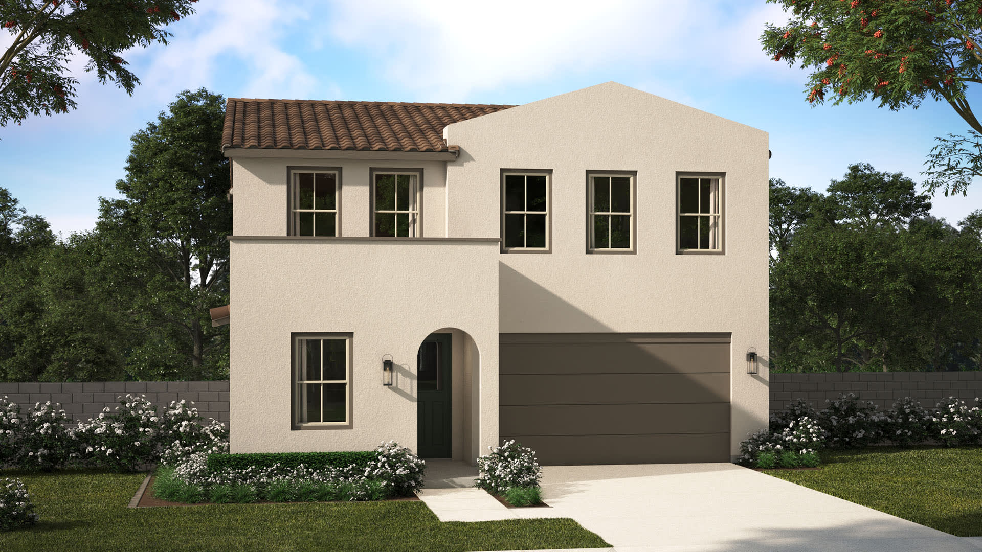 Elevation B | Plan Two | Strata | Narra Hills | New Homes in North Fontana, CA | Landsea Homes