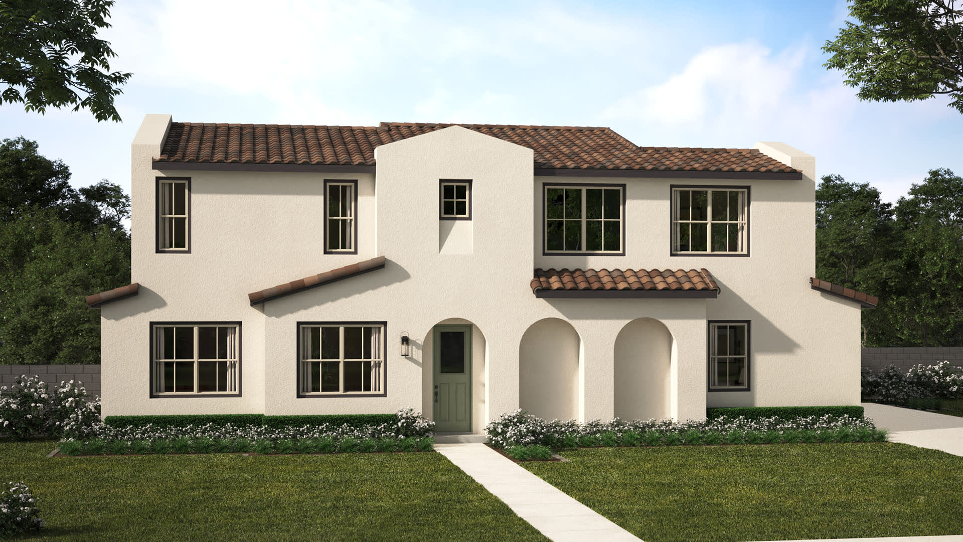 Elevation B | Plan Three | Strata | Narra Hills | New Homes in North Fontana, CA | Landsea Homes