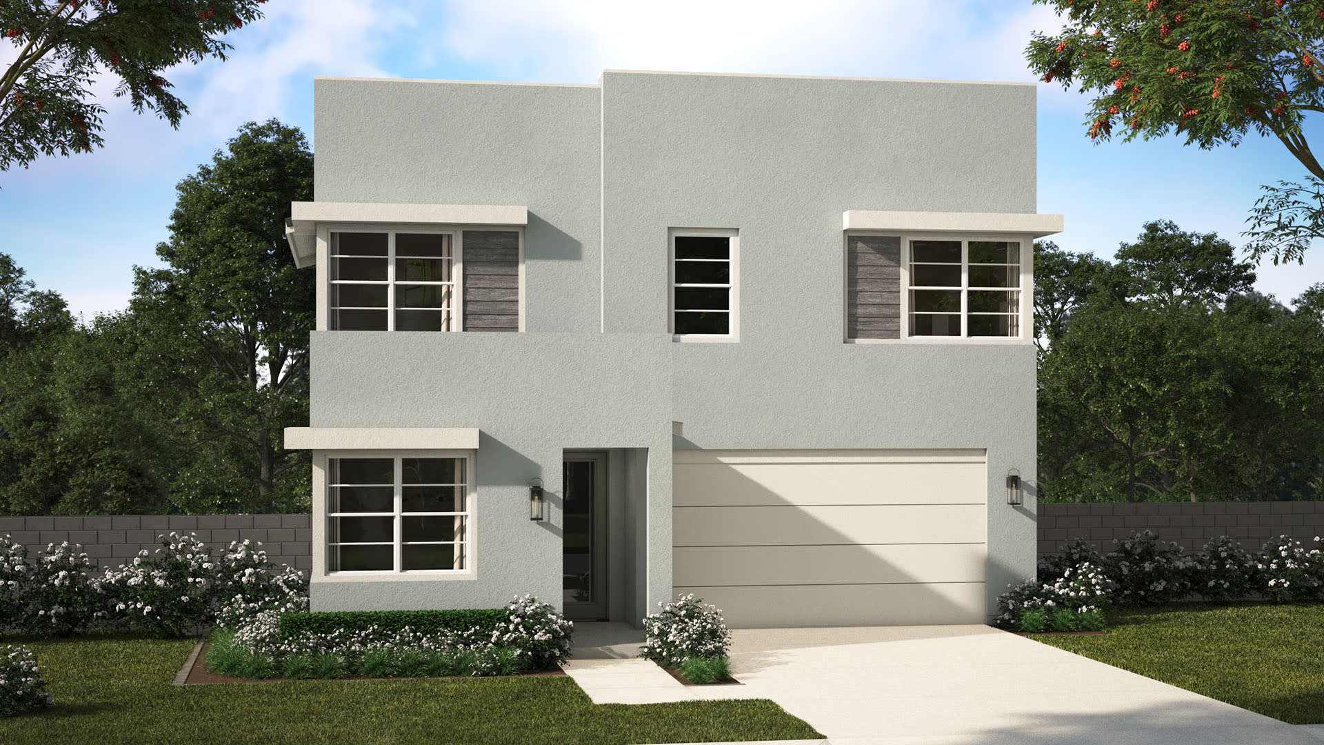 Elevation E | Plan Four | Strata | Narra Hills | New Homes in North Fontana, CA | Landsea Homes