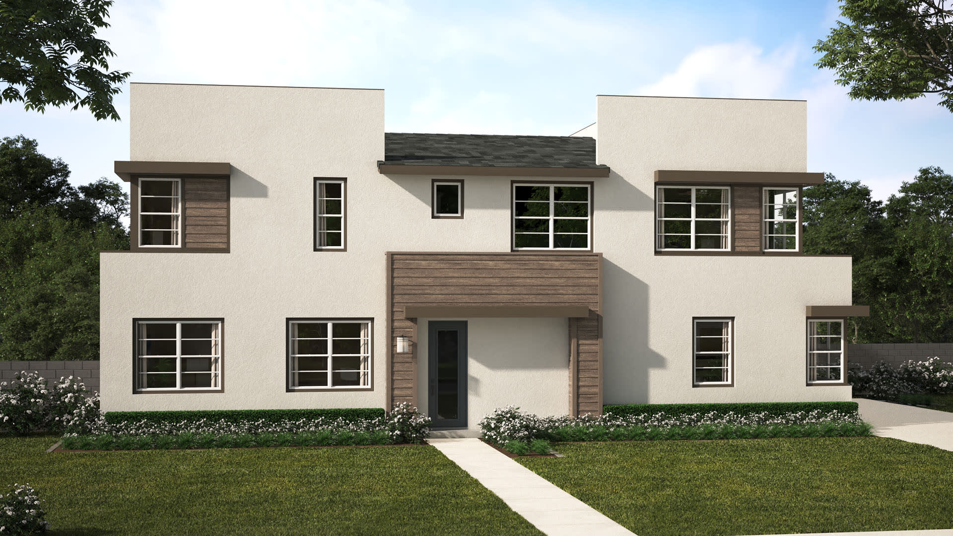 Elevation E | Plan Three | Strata | Narra Hills | New Homes in North Fontana, CA | Landsea Homes