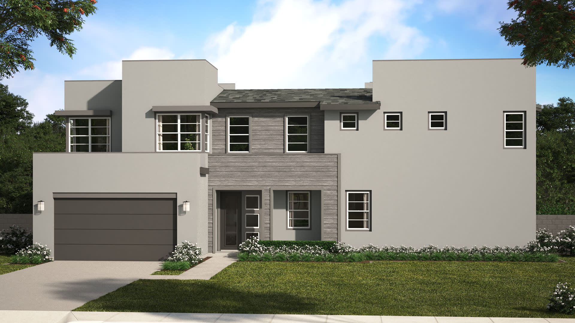 Elevation E | Plan Four | Strata | Narra Hills | New Homes in North Fontana, CA | Landsea Homes