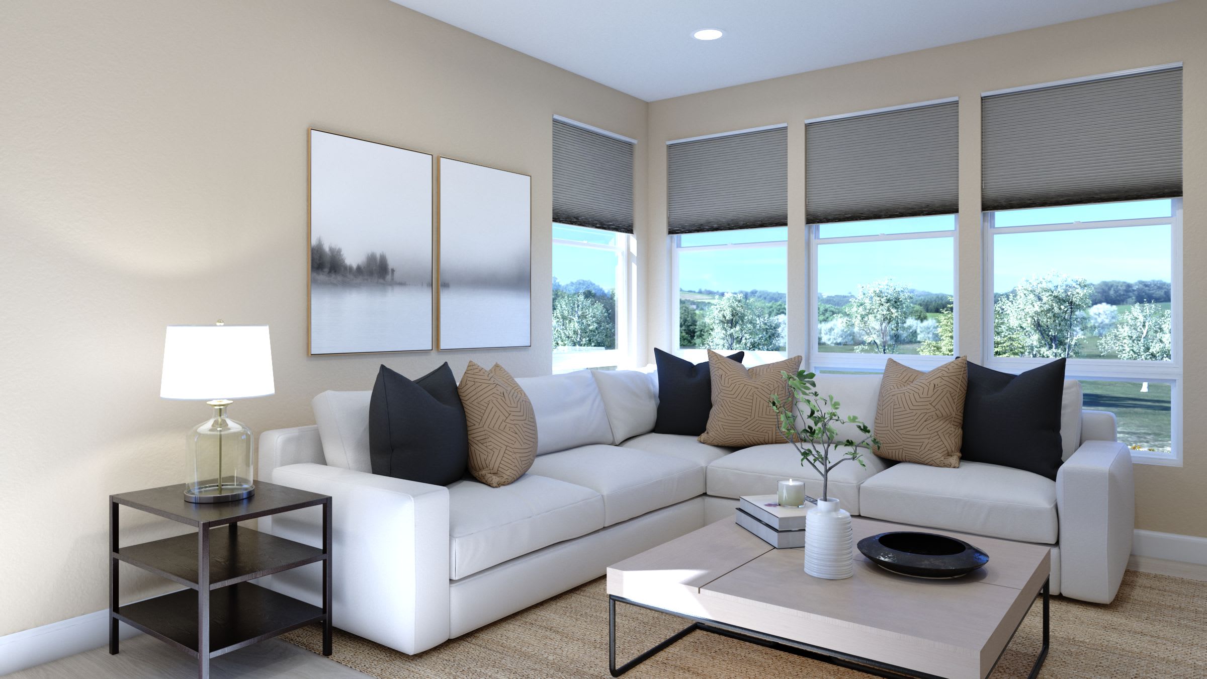 Great Room | Plan 2 | Island View at Alameda Marina | New Homes in Alameda, CA | Landsea Homes