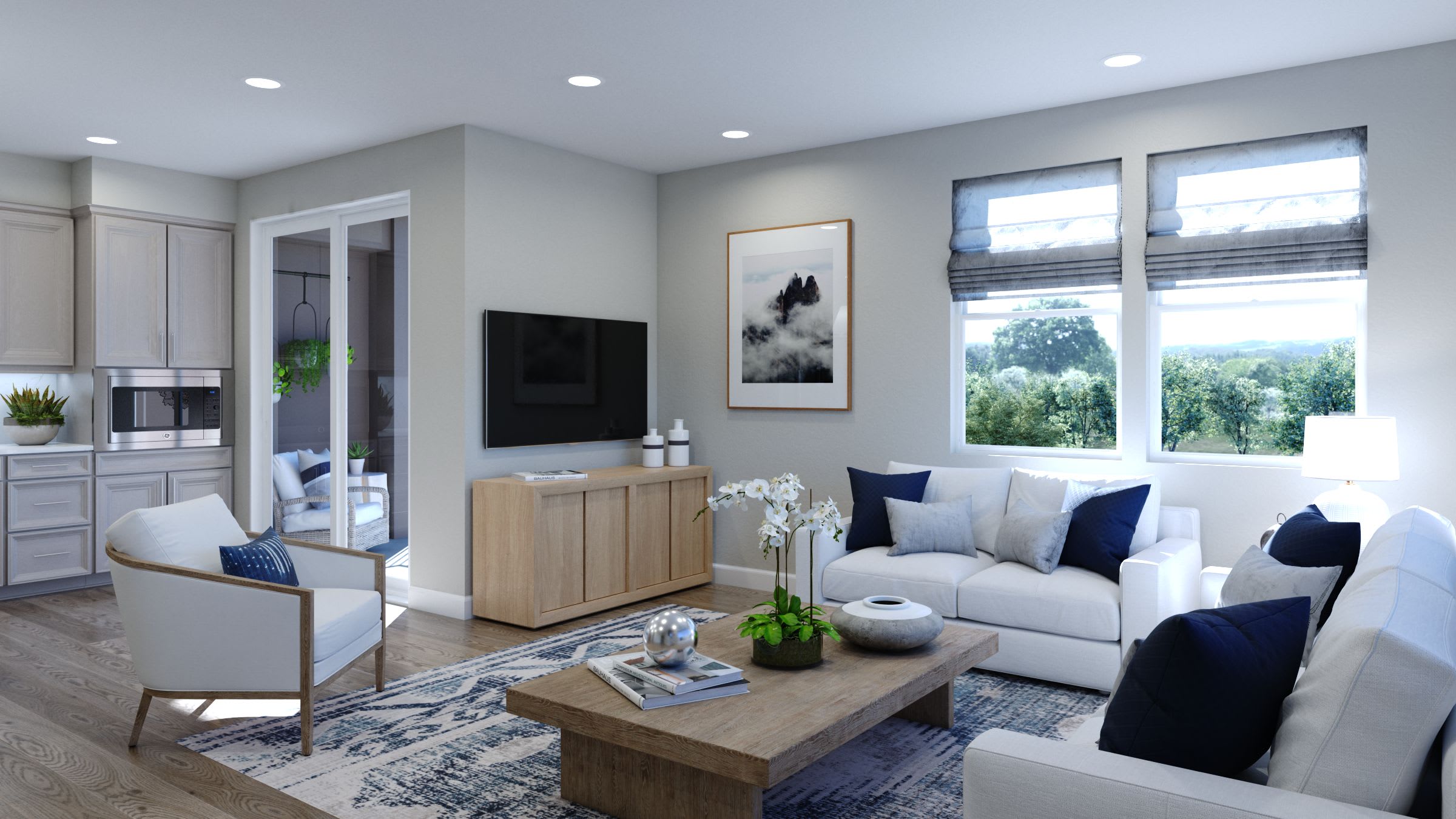 Great Room | Plan 3 | Island View at Alameda Marina | New Homes in Alameda, CA | Landsea Homes