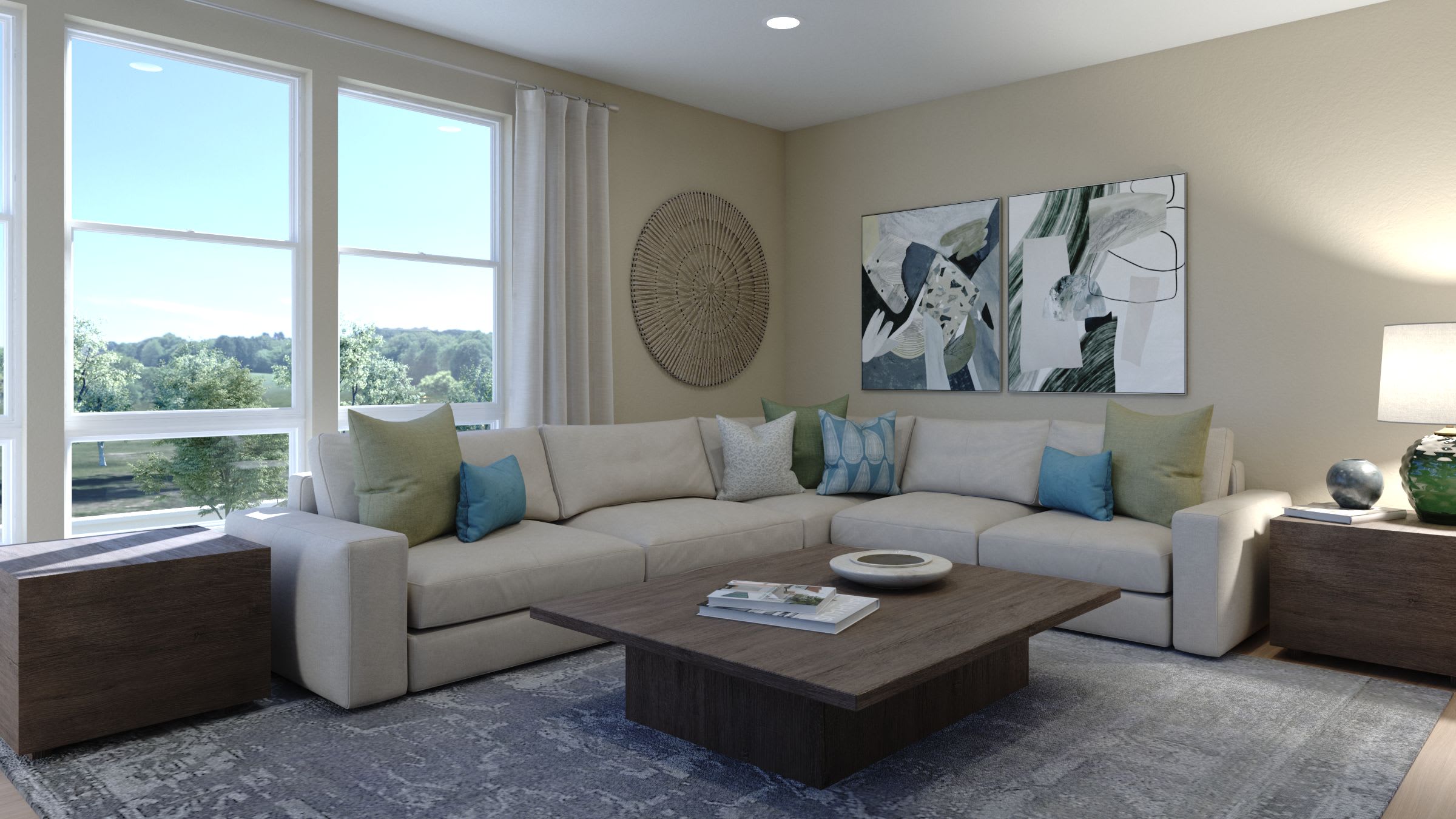 Great Room | Plan 7 | Island View at Alameda Marina | New Homes in Alameda, CA | Landsea Homes