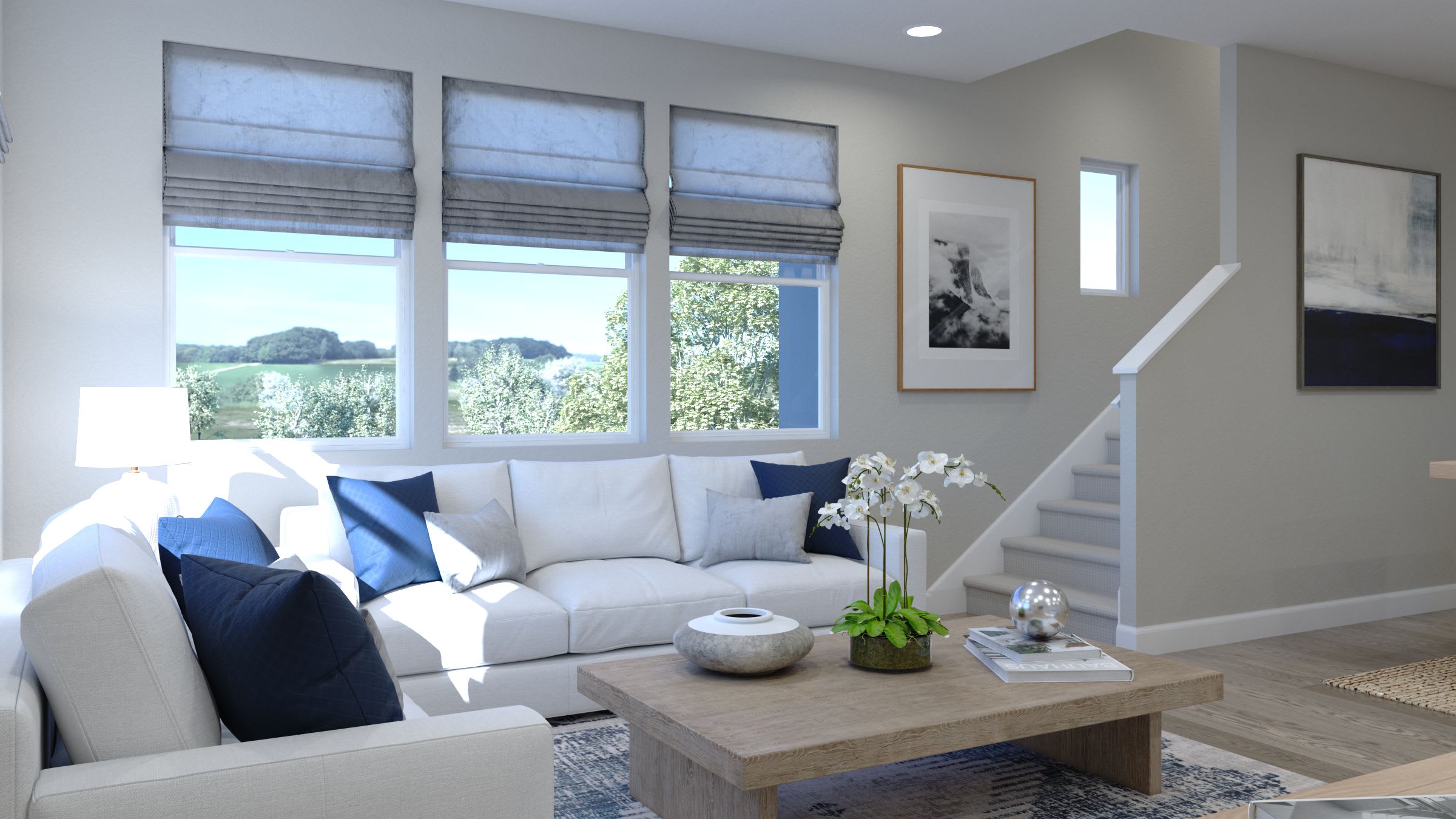 Great Room | Plan 3 | Island View at Alameda Marina | New Homes in Alameda, CA | Landsea Homes