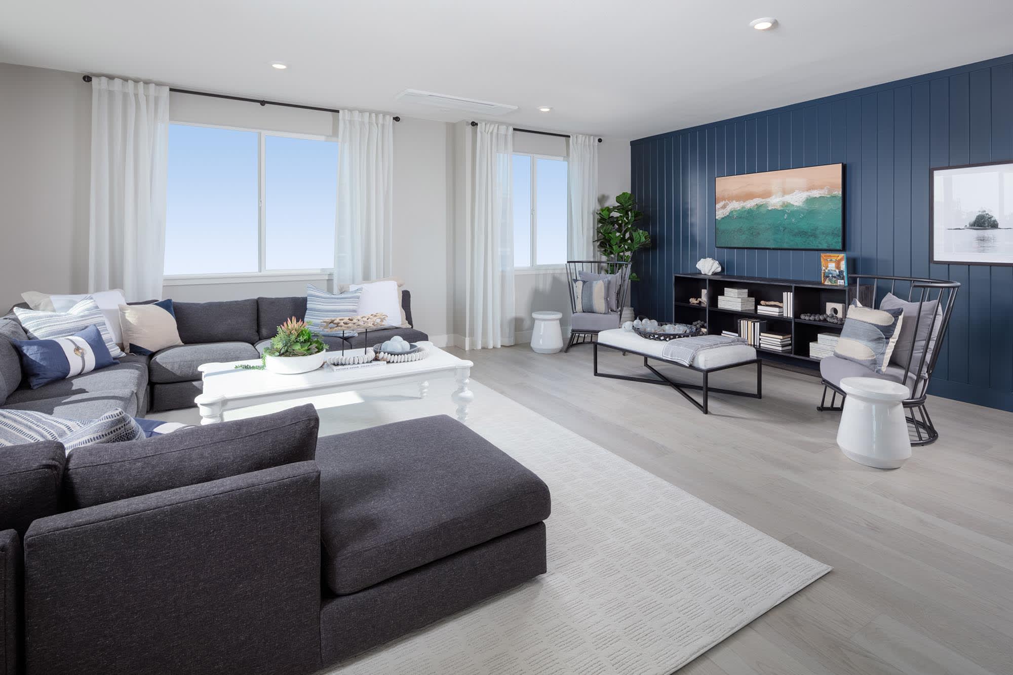 Great Room - Plan Three - Waterside at Alameda Marina - Townhomes in Alameda, CA - Landsea Homes