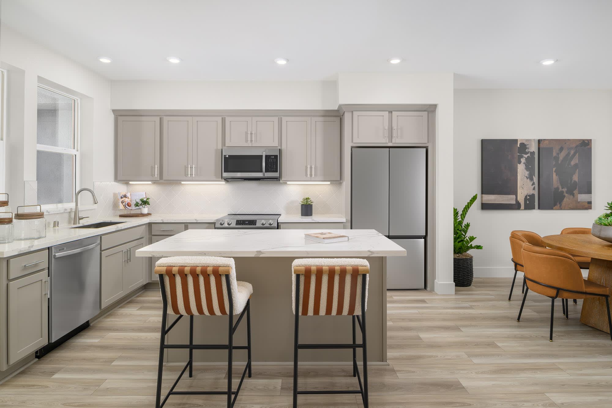 Kitchen | Plan 5 | Island View at Alameda Marina | New Homes in Alameda, CA | Landsea Homes