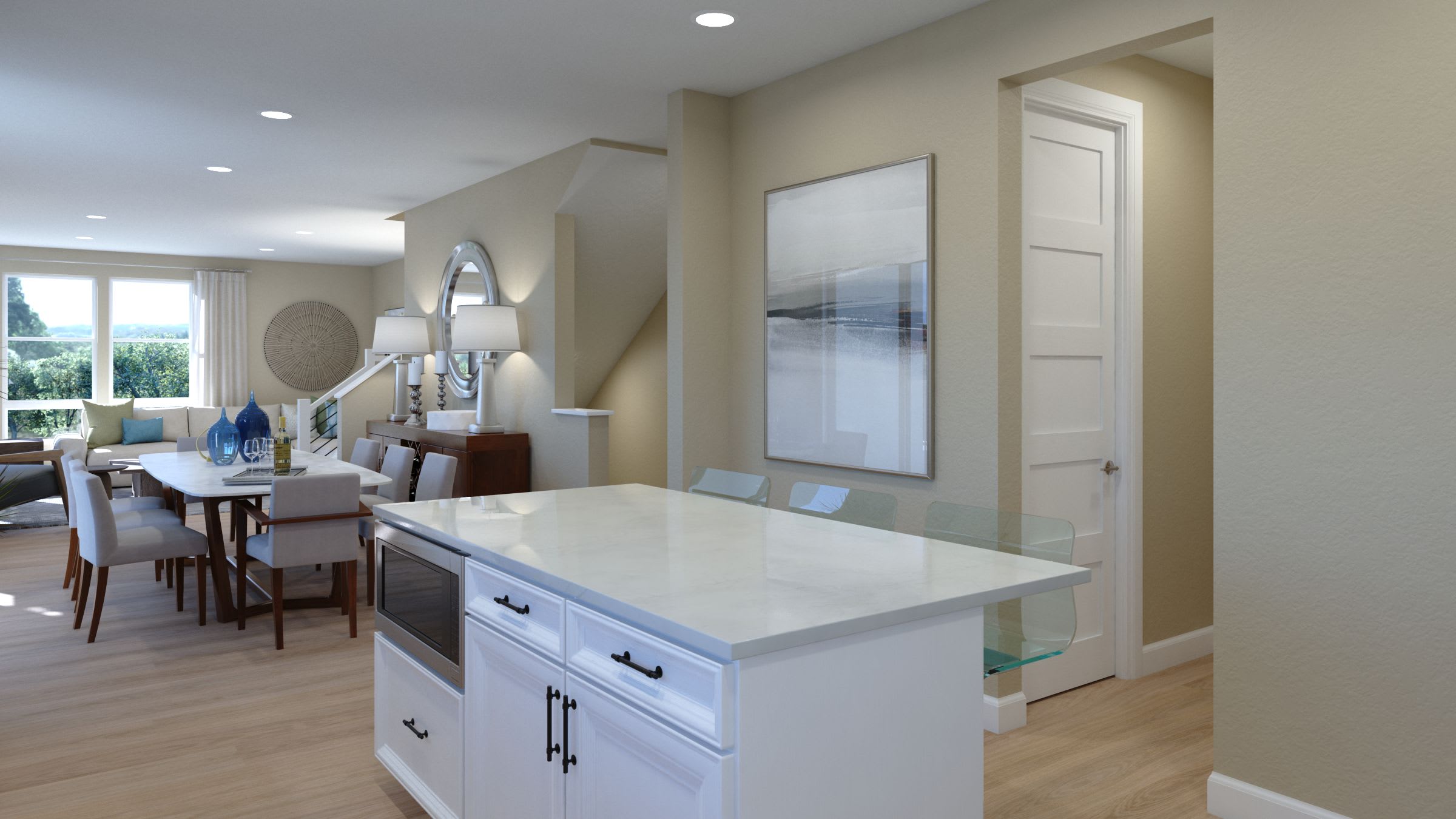 Kitchen | Plan 7 | Island View at Alameda Marina | New Homes in Alameda, CA | Landsea Homes