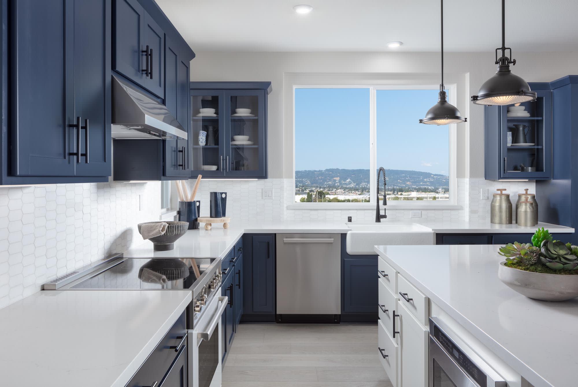 Kitchen Detail - Plan Three - Waterside at Alameda Marina - Townhomes in Alameda, CA - Landsea Homes