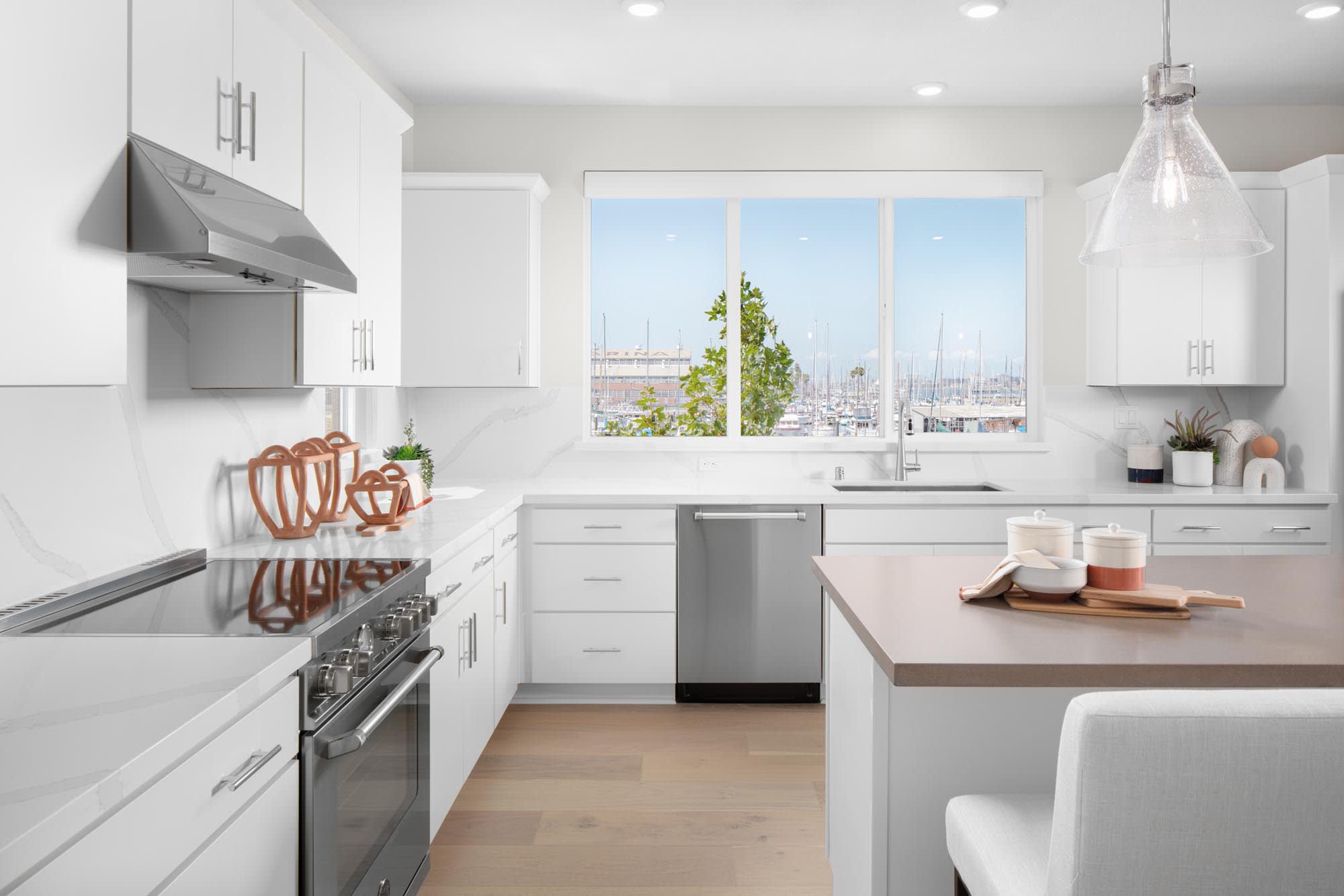 Kitchen Detail - Plan Two - Waterside at Alameda Marina - Townhomes in Alameda, CA - Landsea Homes