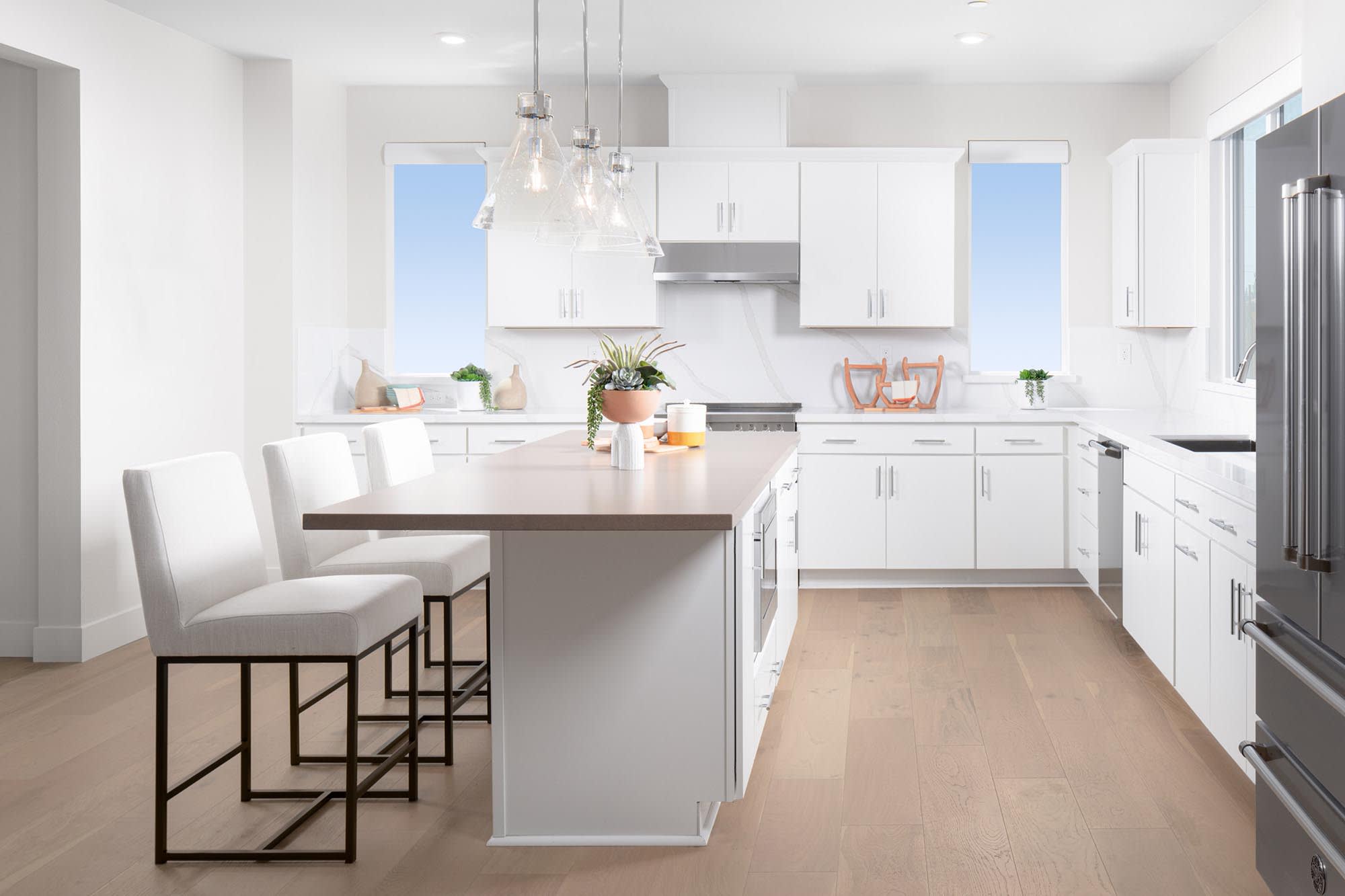 Kitchen Island - Plan Two - Waterside at Alameda Marina - Townhomes in Alameda, CA - Landsea Homes