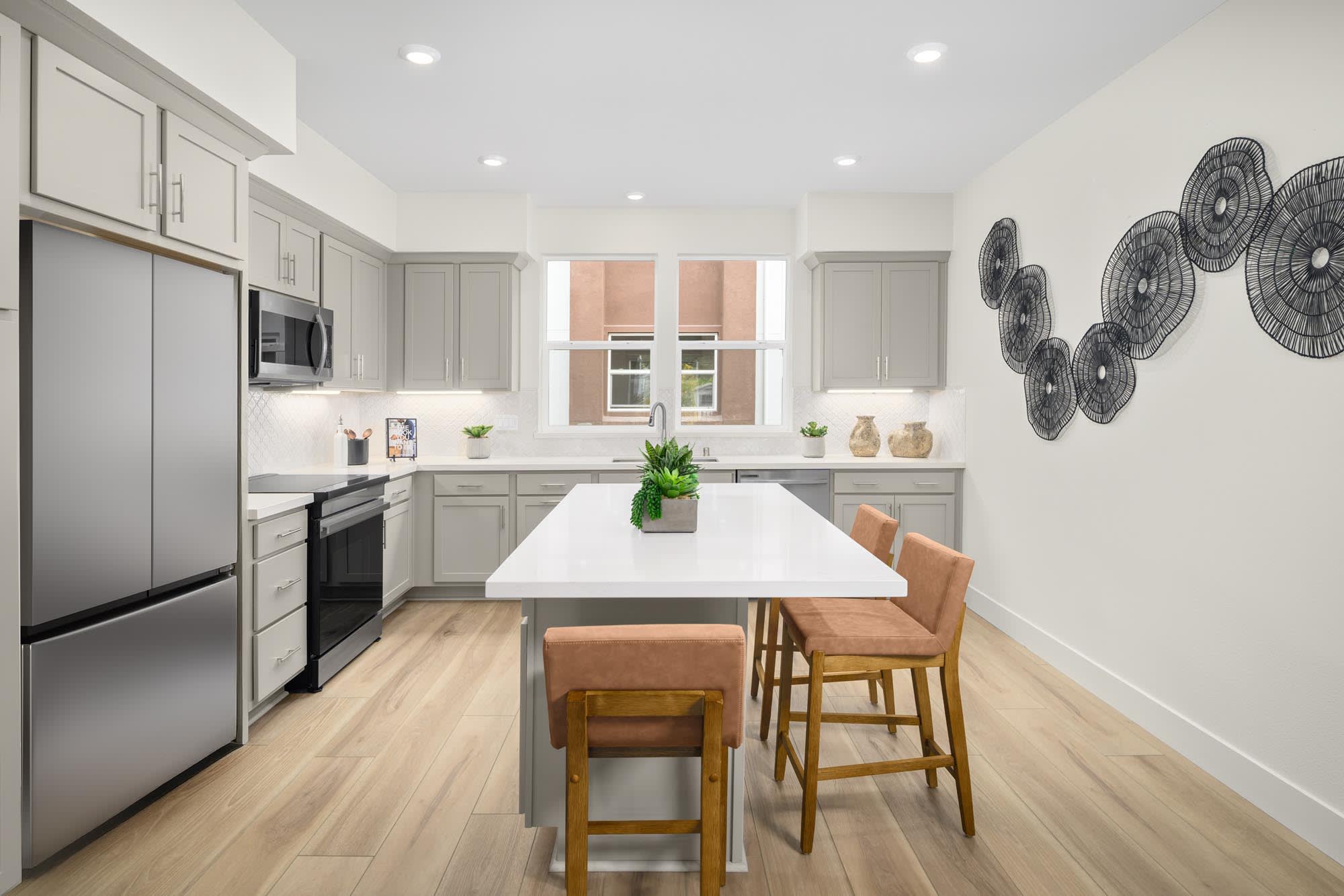 Kitchen | Plan 1 | Island View at Alameda Marina | New Homes in Alameda, CA | Landsea Homes