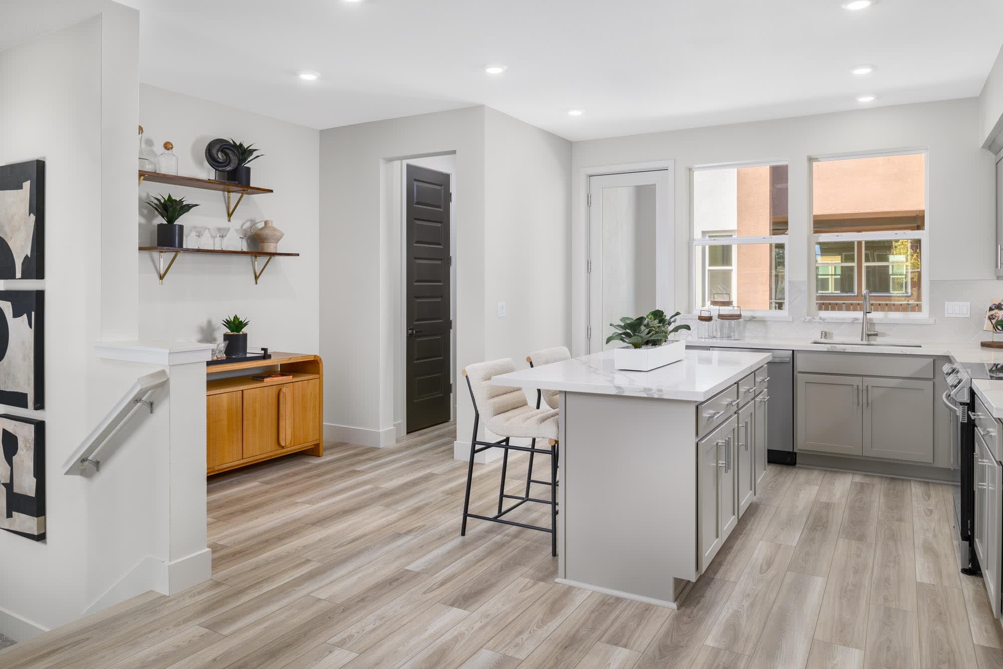 Kitchen | Plan 5 | Island View at Alameda Marina | New Homes in Alameda, CA | Landsea Homes