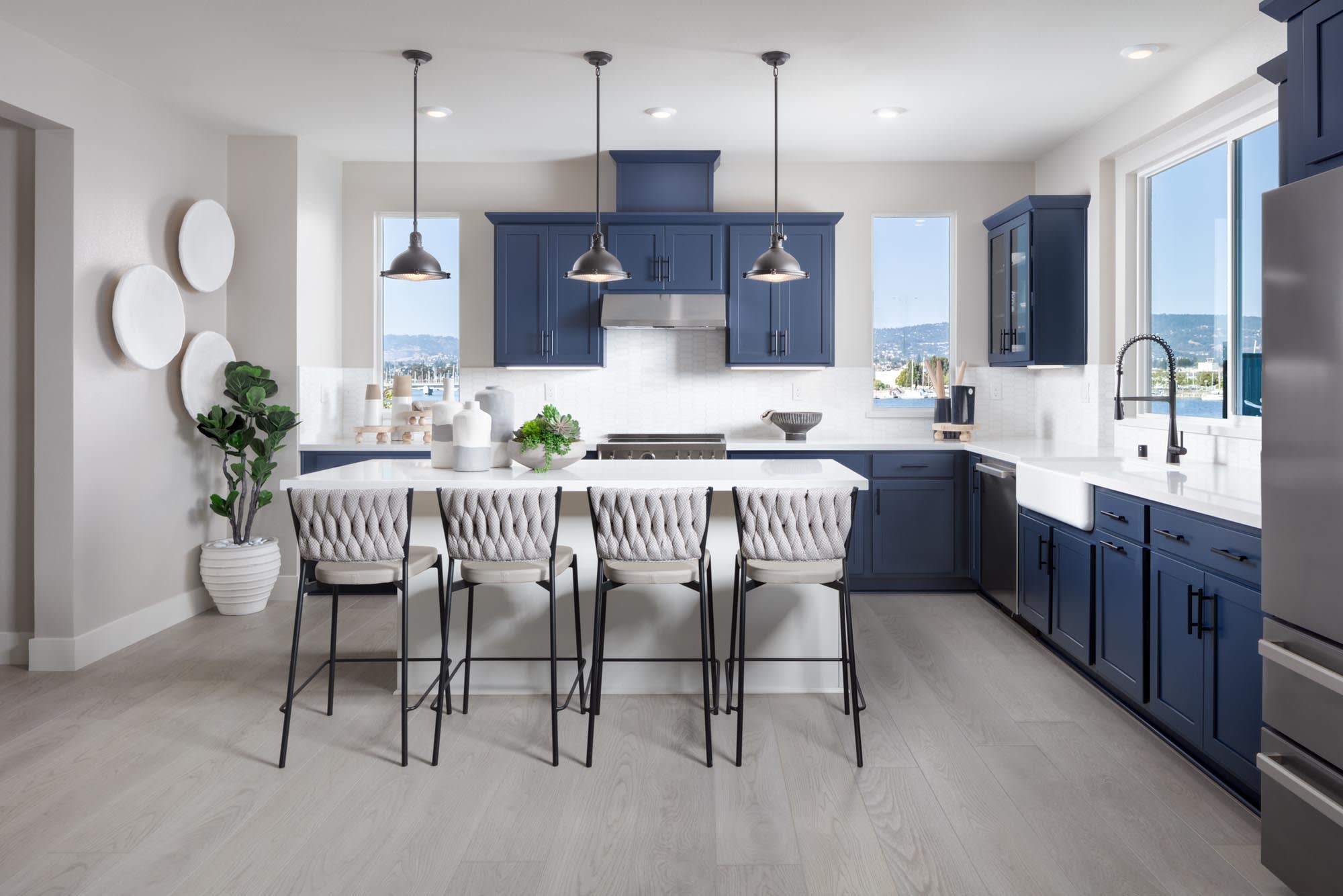 Kitchen - Plan Three - Waterside at Alameda Marina - Townhomes in Alameda, CA - Landsea Homes