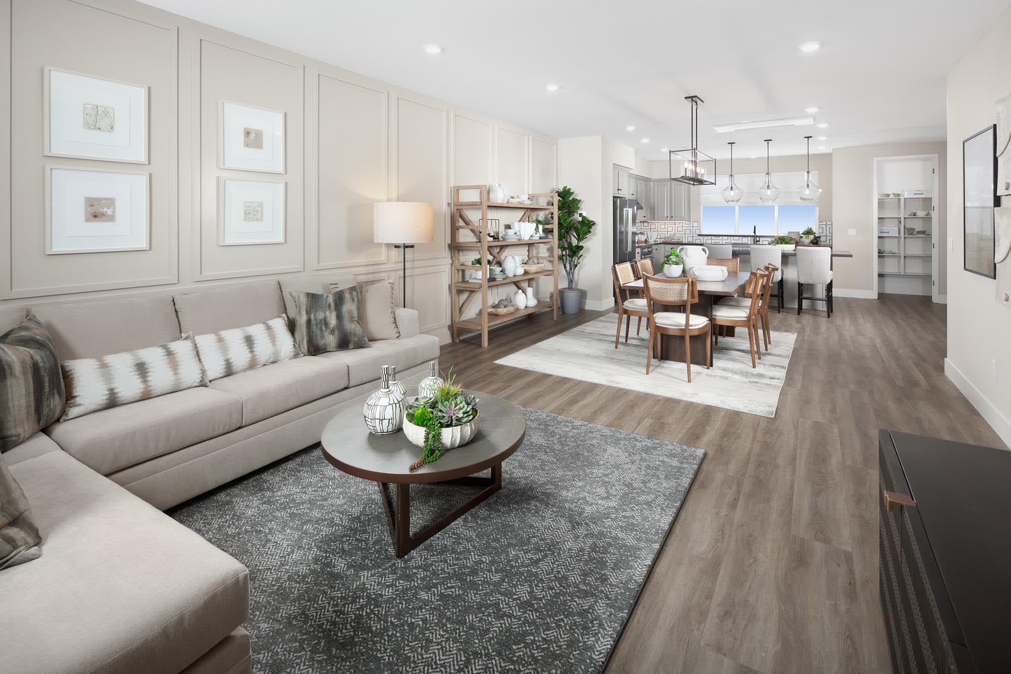 Living & Dining Room - Plan 1 - Waterside at Alameda Marina - Townhomes in Alameda, CA - Landsea Homes