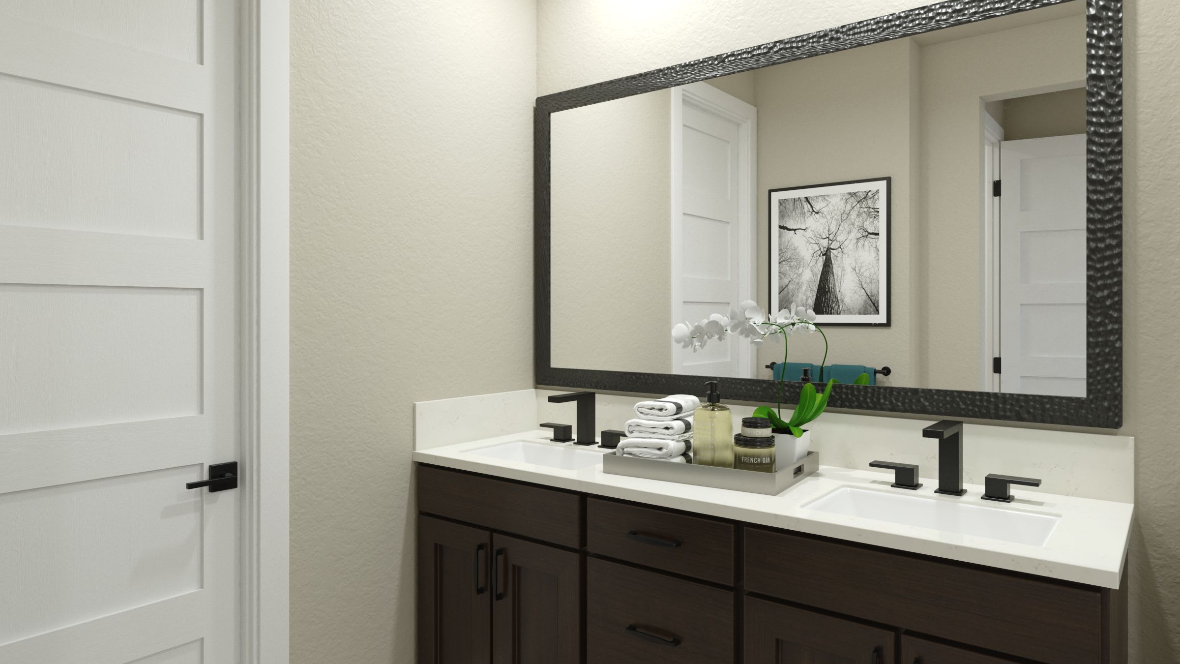 Primary Bath | Plan 4 | Island View at Alameda Marina | New Homes in Alameda, CA | Landsea Homes
