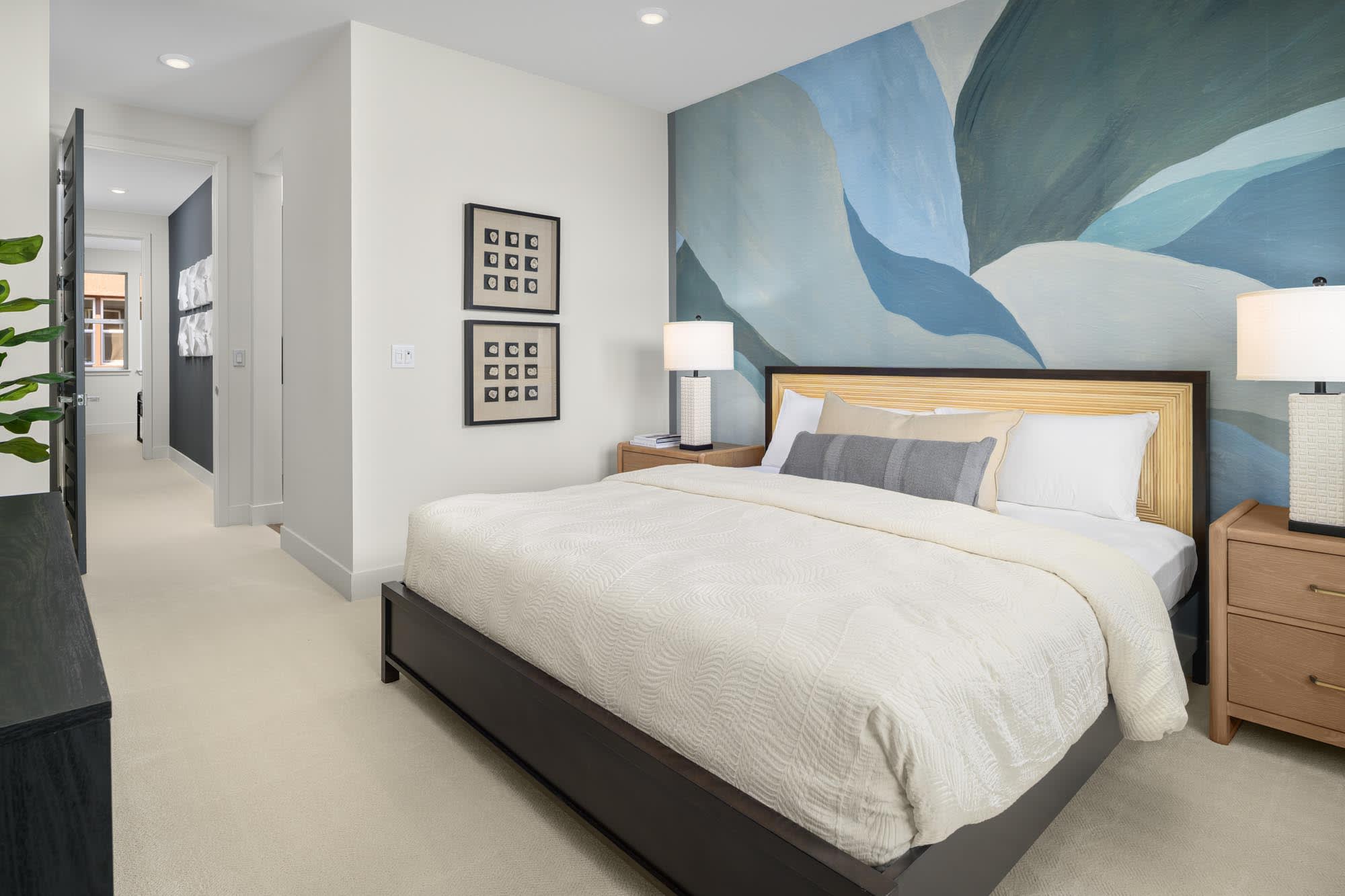 Primary Bedroom | Plan 1 | Island View at Alameda Marina | New Homes in Alameda, CA | Landsea Homes