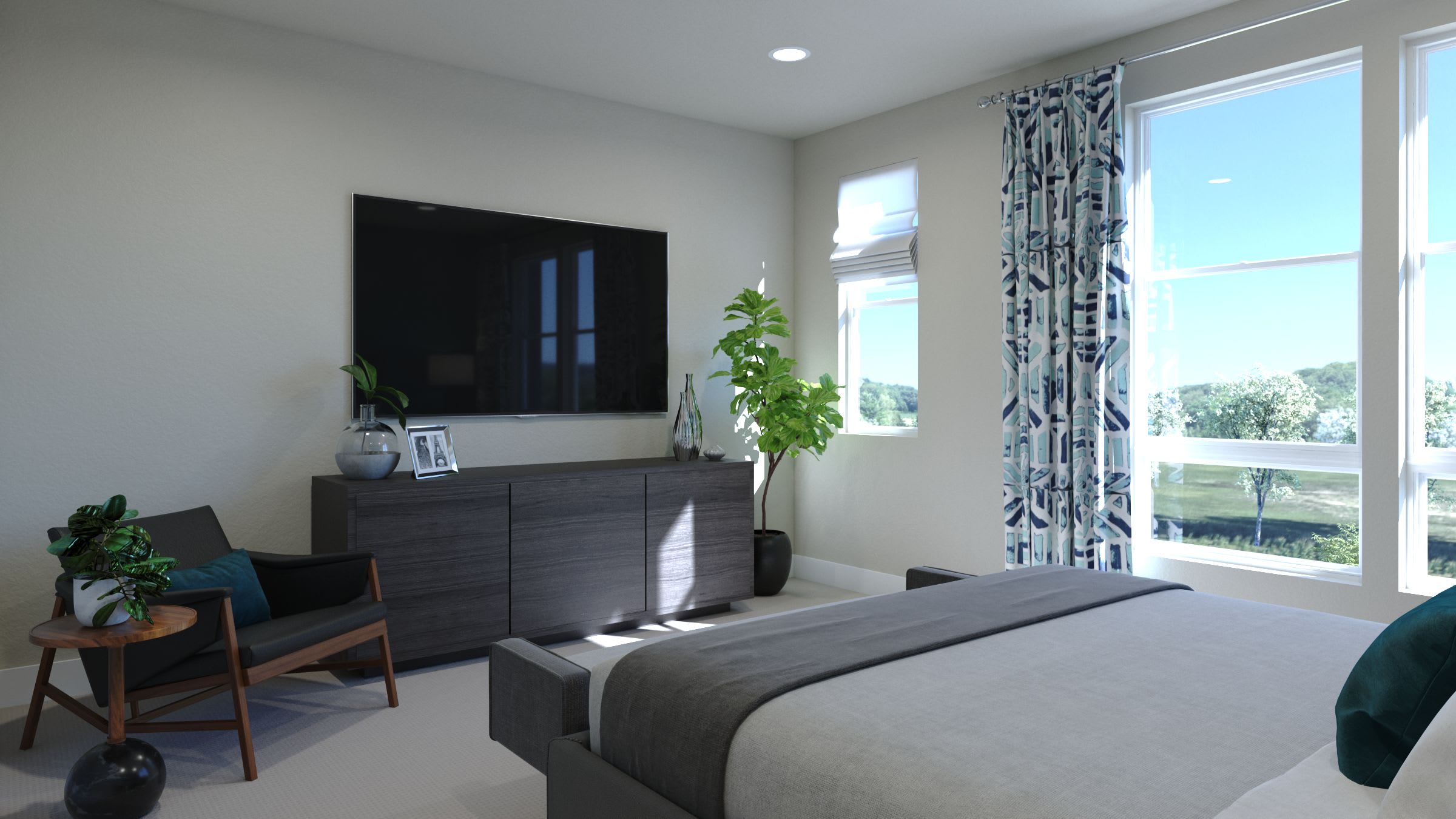 Primary Bedroom | Plan 4 | Island View at Alameda Marina | New Homes in Alameda, CA | Landsea Homes