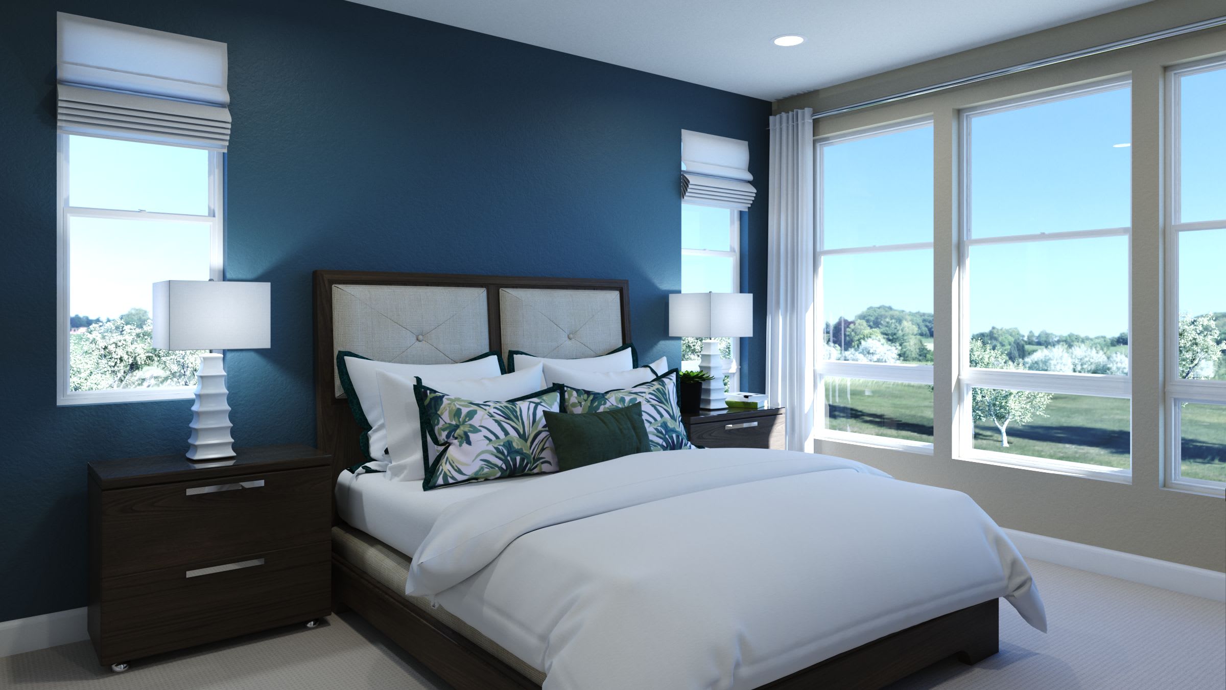 Primary Bedroom | Plan 7 | Island View at Alameda Marina | New Homes in Alameda, CA | Landsea Homes