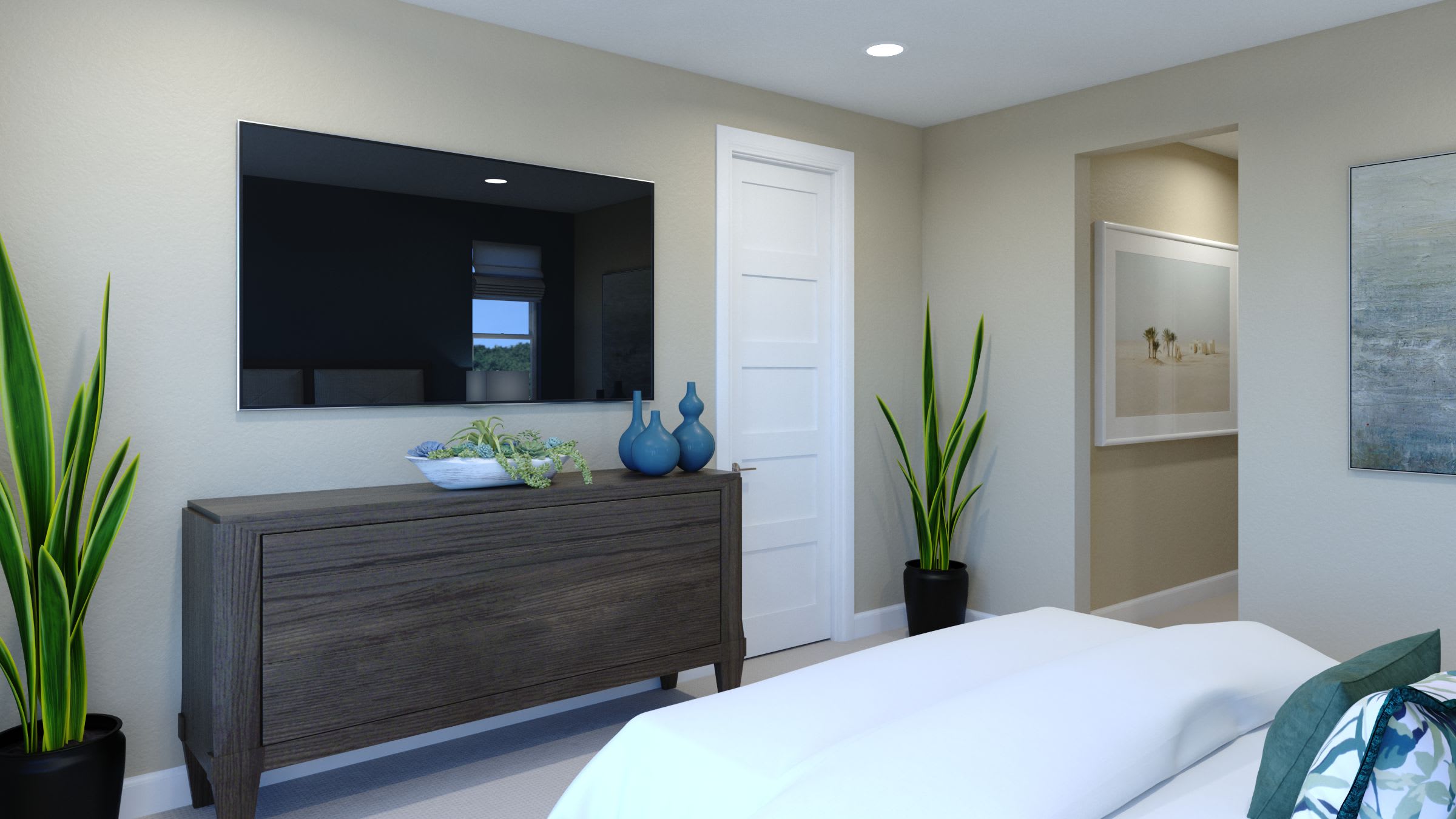 Primary Bedroom | Plan 7 | Island View at Alameda Marina | New Homes in Alameda, CA | Landsea Homes