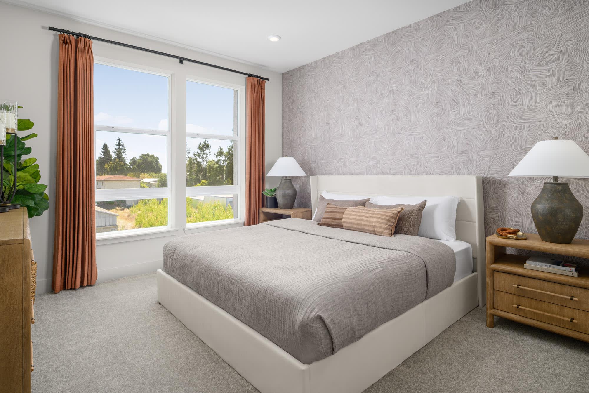 Primary Bedroom | Plan 5 | Island View at Alameda Marina | New Homes in Alameda, CA | Landsea Homes