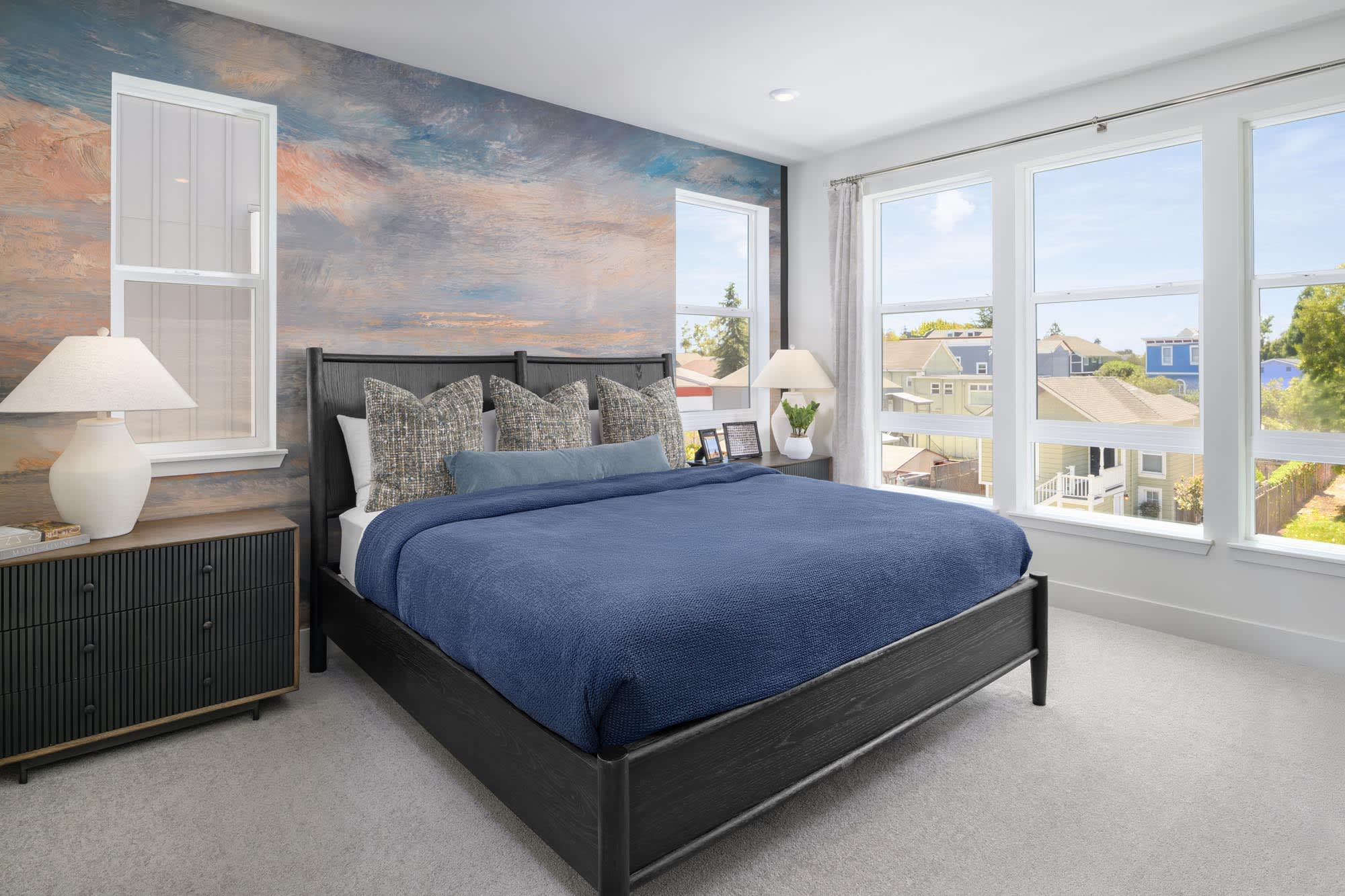 Primary Bedroom | Plan 6 | Island View at Alameda Marina | New Homes in Alameda, CA | Landsea Homes