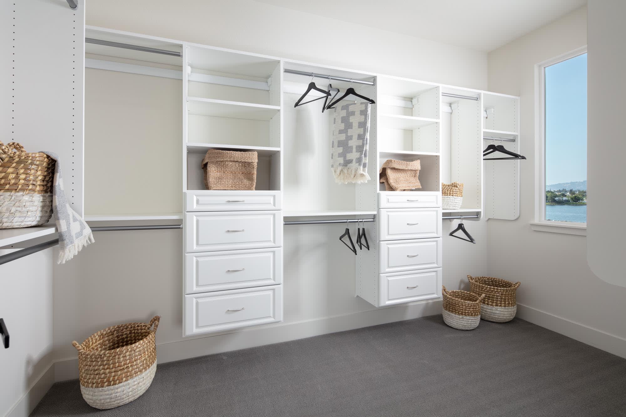 Primary Closet - Plan Three - Waterside at Alameda Marina - Townhomes in Alameda, CA - Landsea Homes