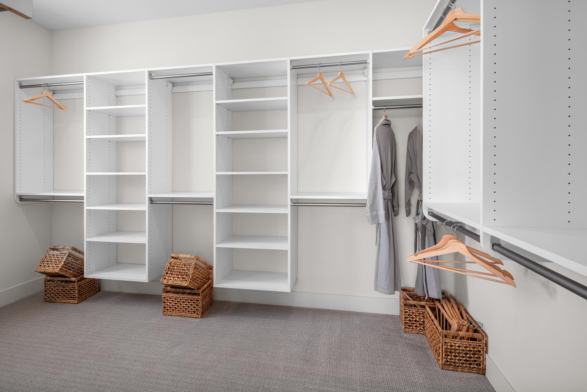 Primary Closet - Plan Two - Waterside at Alameda Marina - Townhomes in Alameda, CA - Landsea Homes
